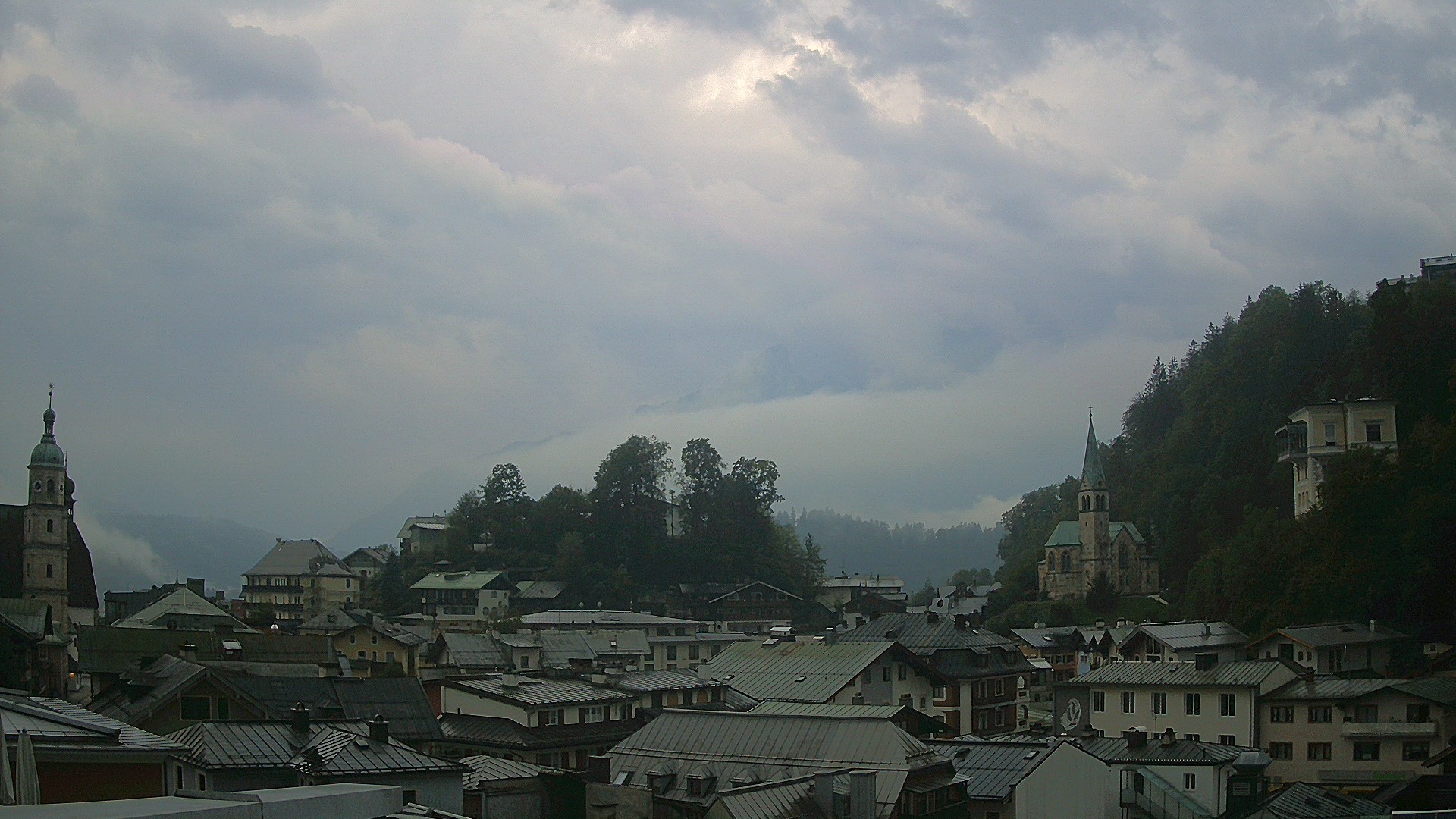 Archived image Webcam Berchtesgaden - City Centre
