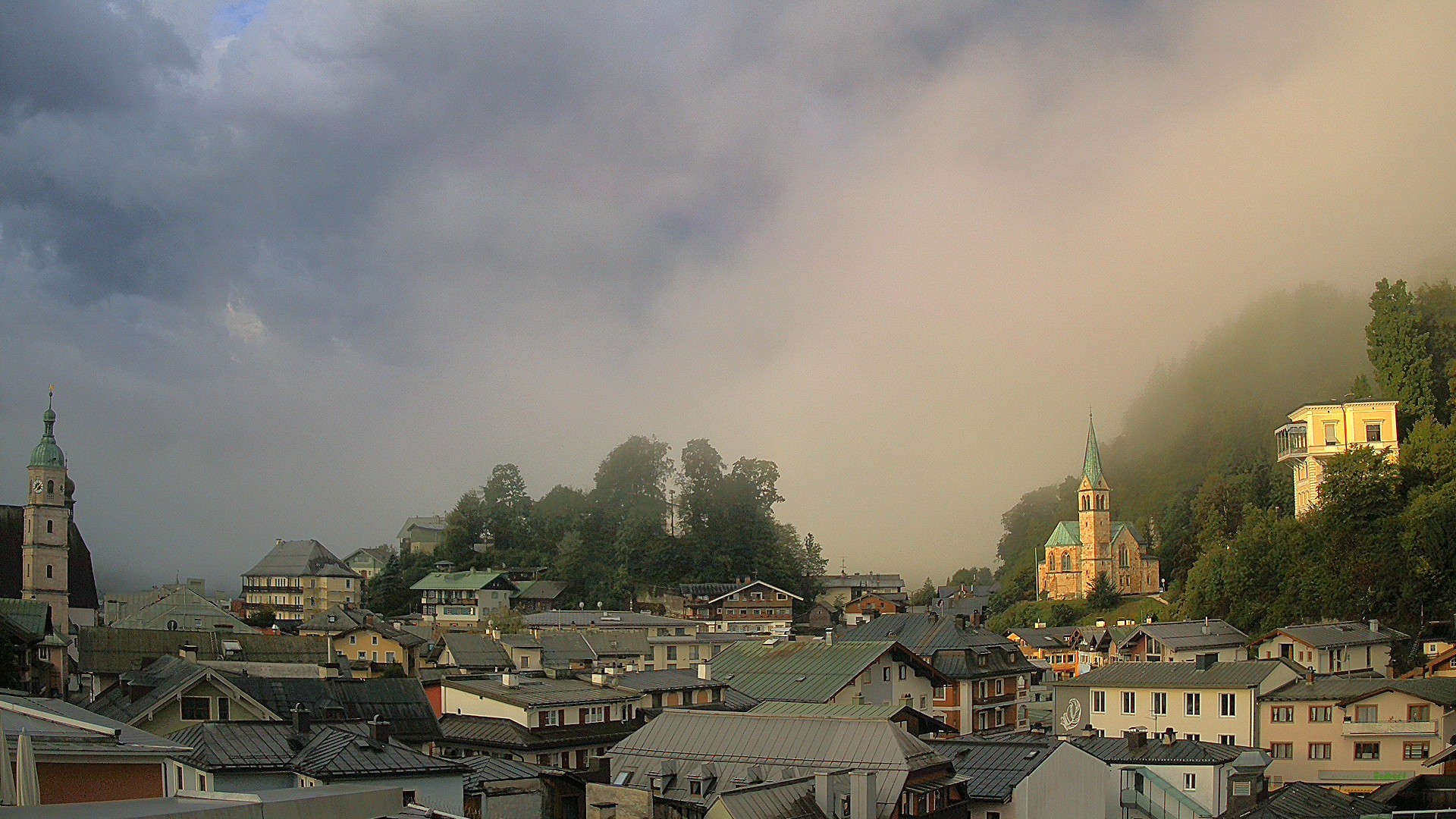 Archived image Webcam Berchtesgaden - City Centre