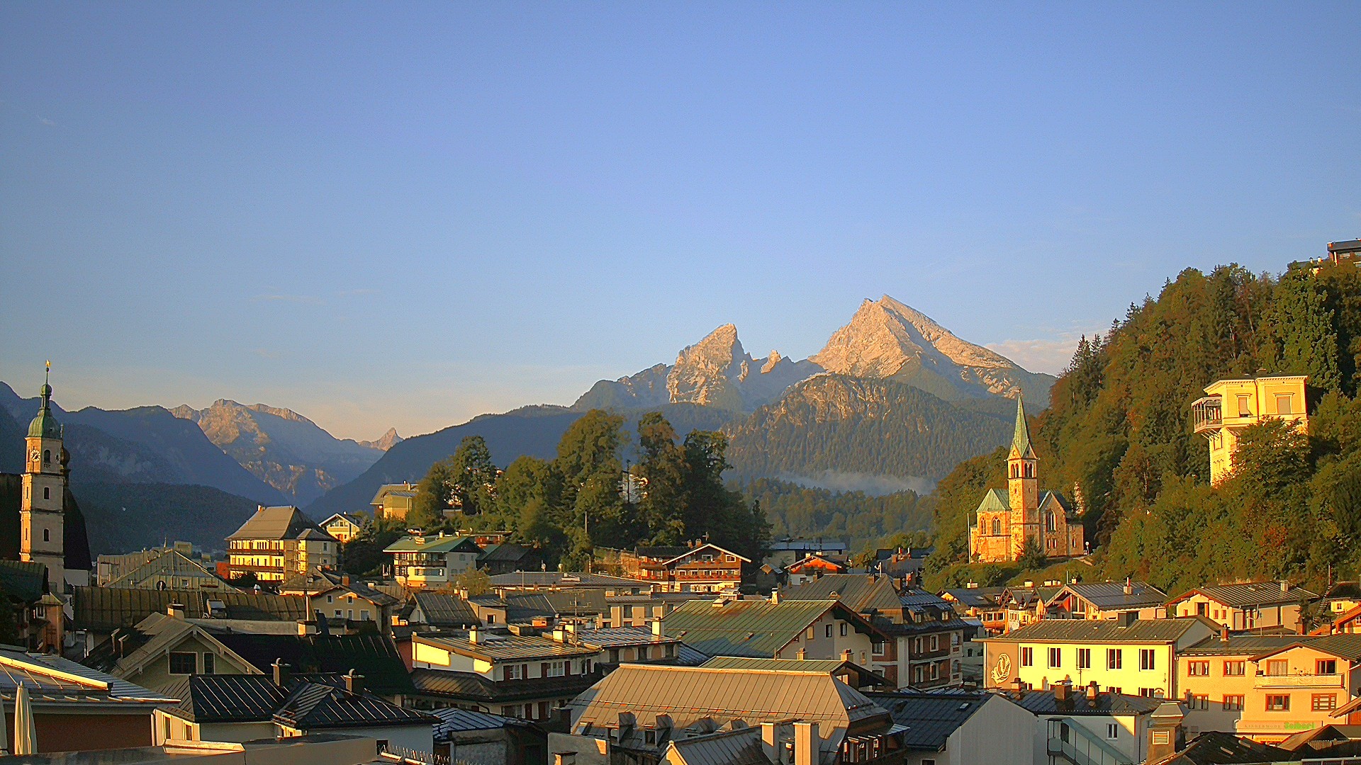 Archiv Foto Webcam Zentrum von Berchtesgaden