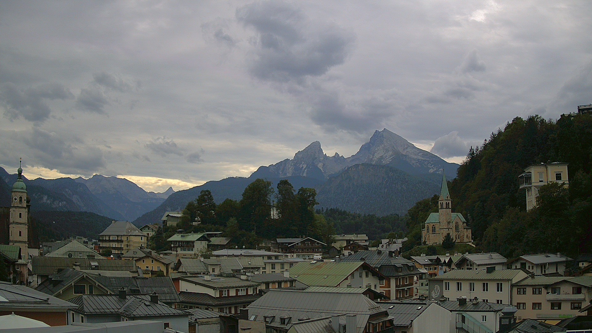 Archived image Webcam Berchtesgaden - City Centre