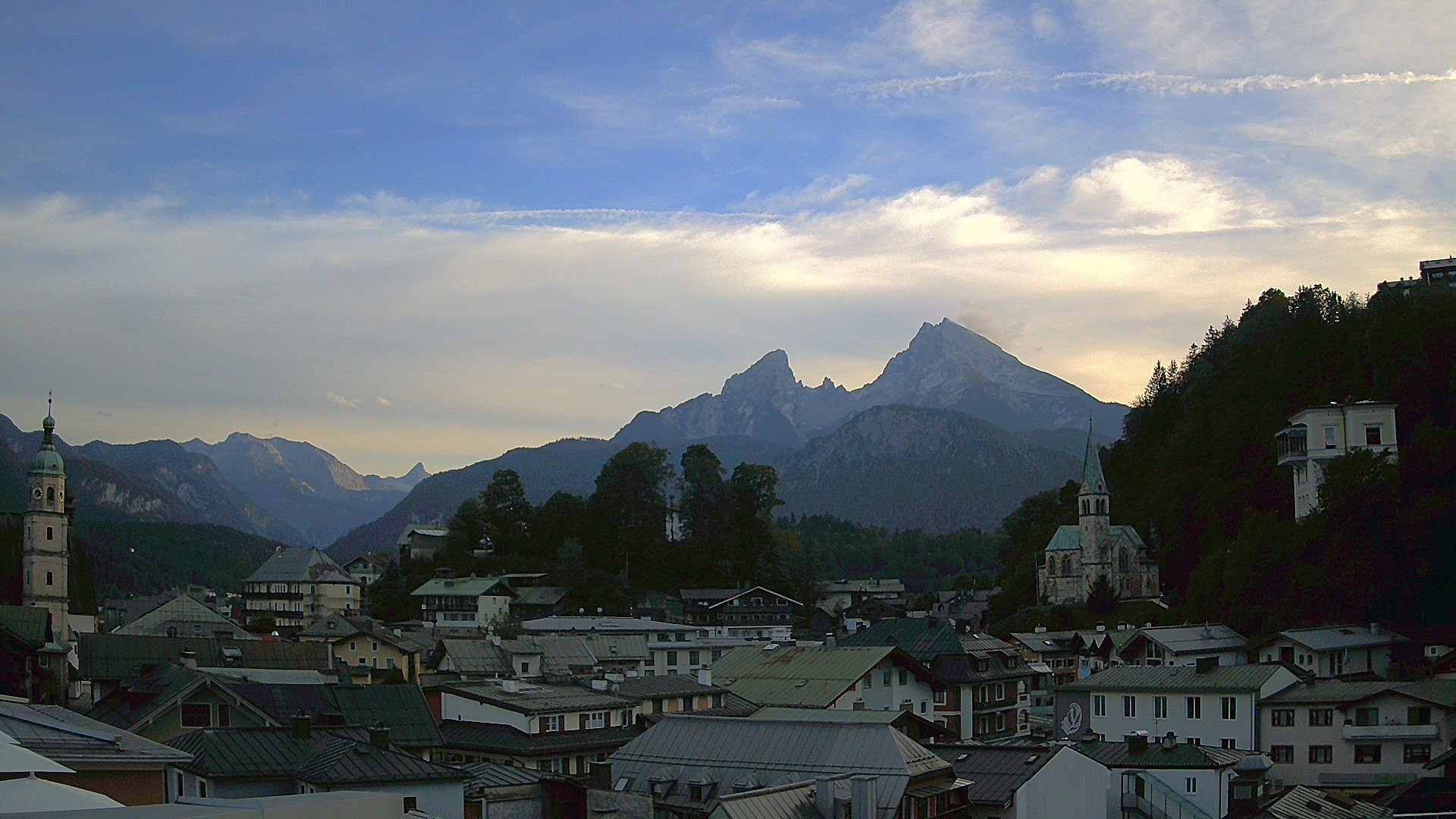 Archived image Webcam Berchtesgaden - City Centre