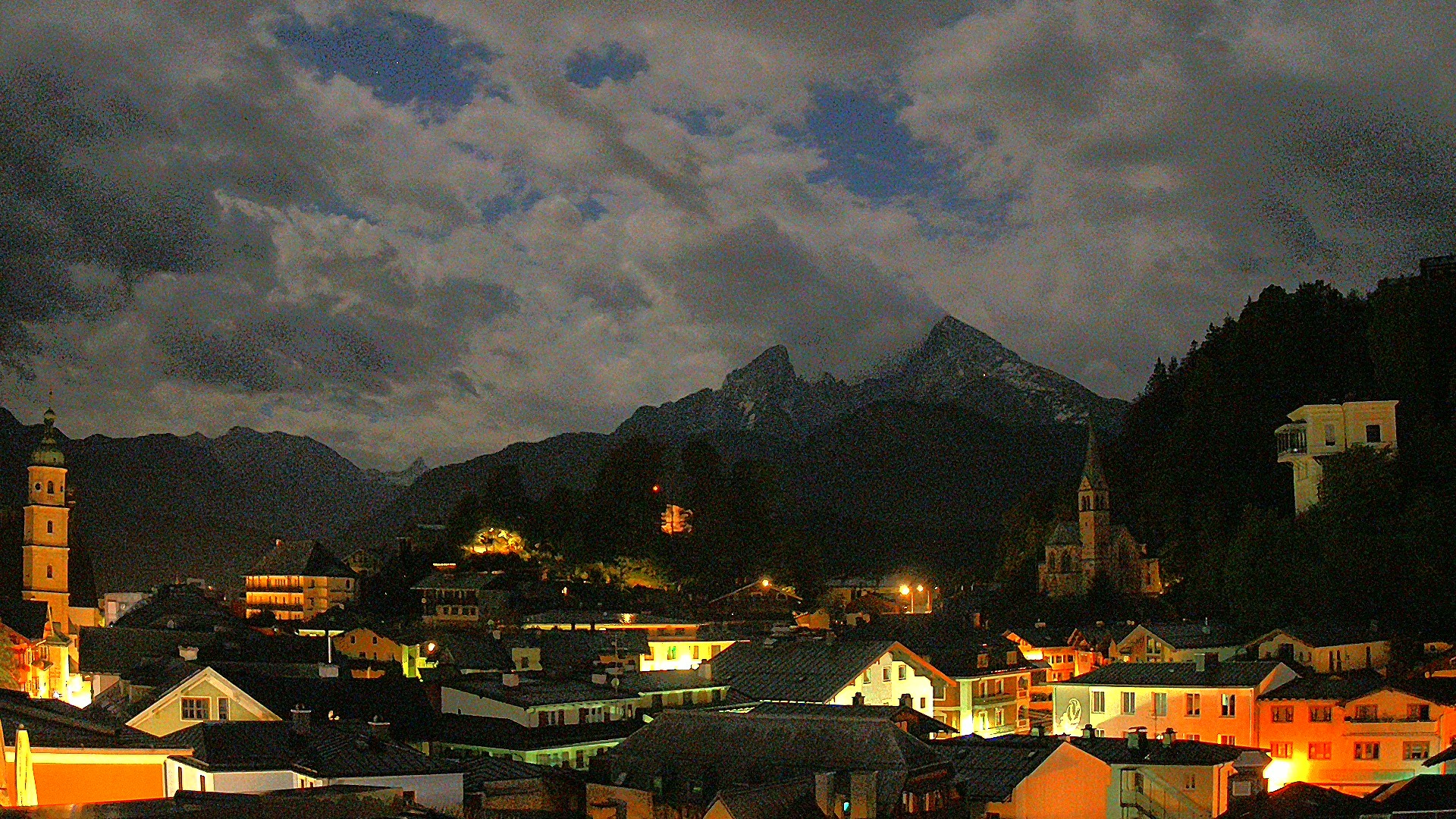 Archived image Webcam Berchtesgaden - City Centre