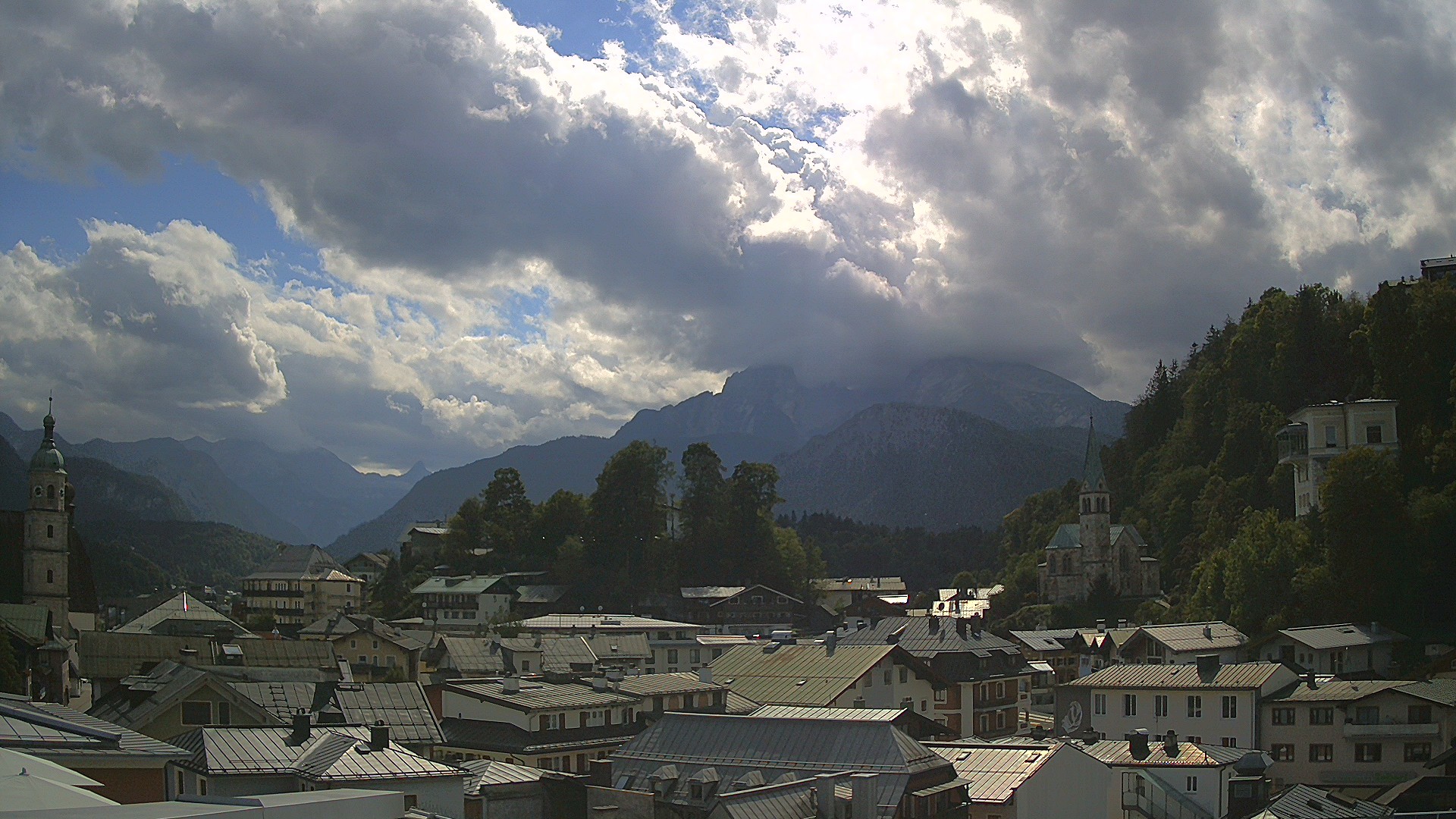 Archived image Webcam Berchtesgaden - City Centre
