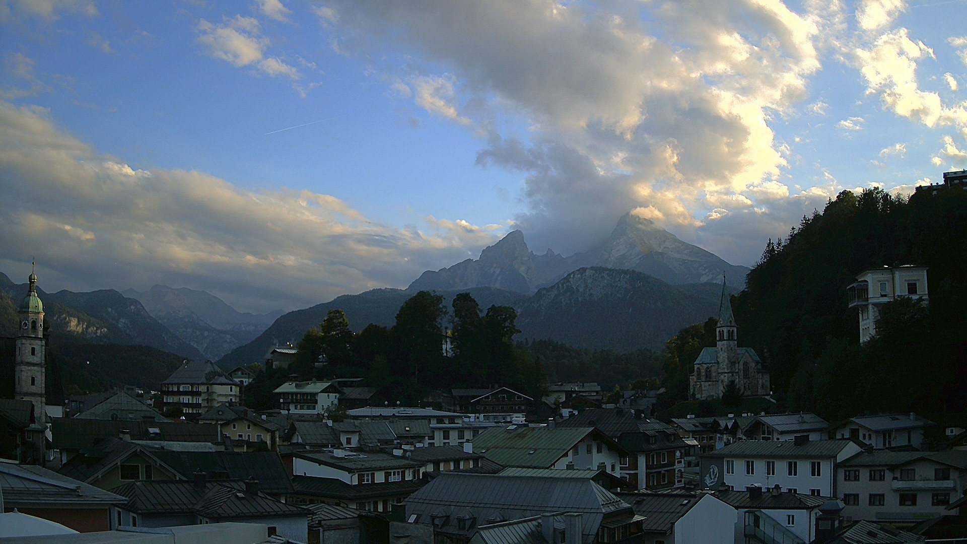 Archived image Webcam Berchtesgaden - City Centre