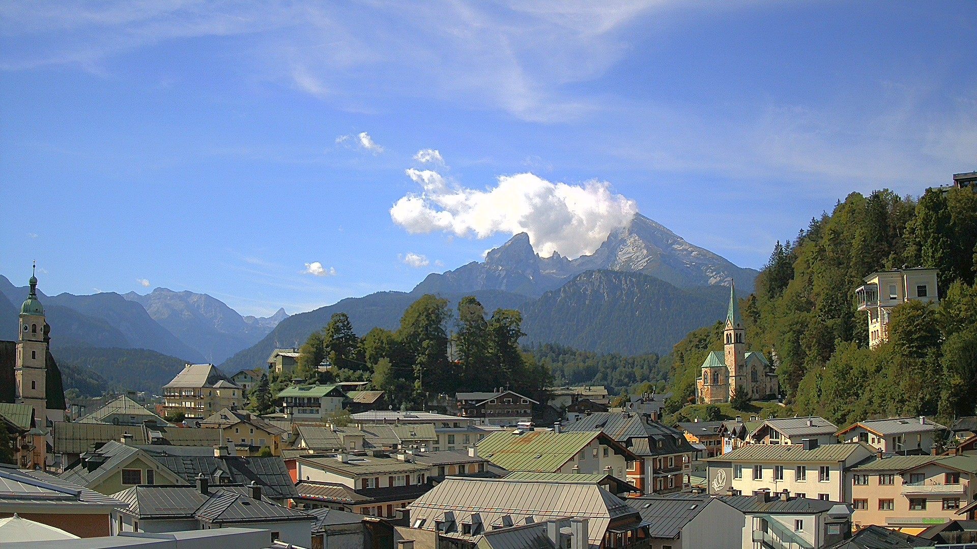 Archiv Foto Webcam Zentrum von Berchtesgaden
