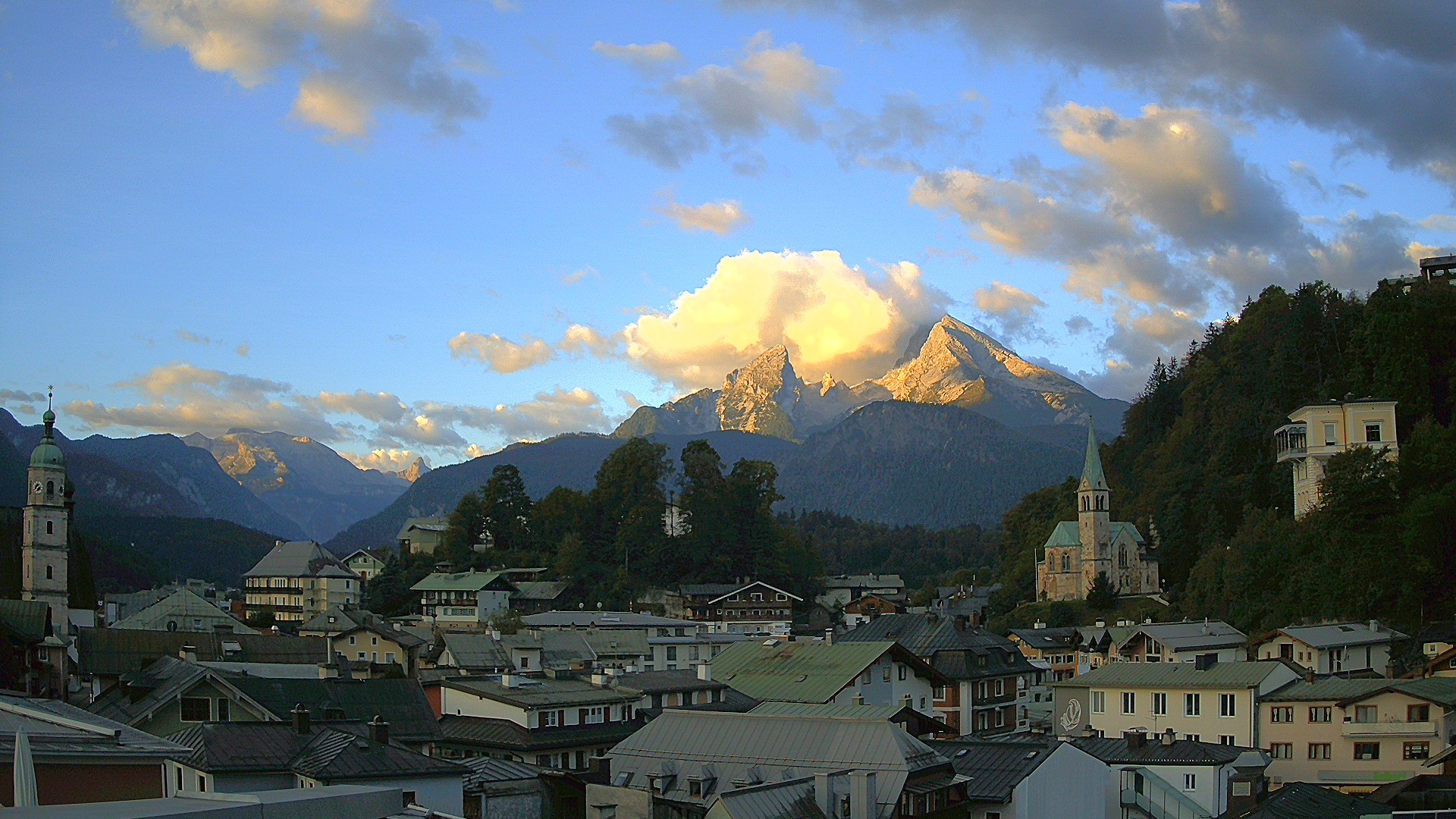 Archiv Foto Webcam Zentrum von Berchtesgaden