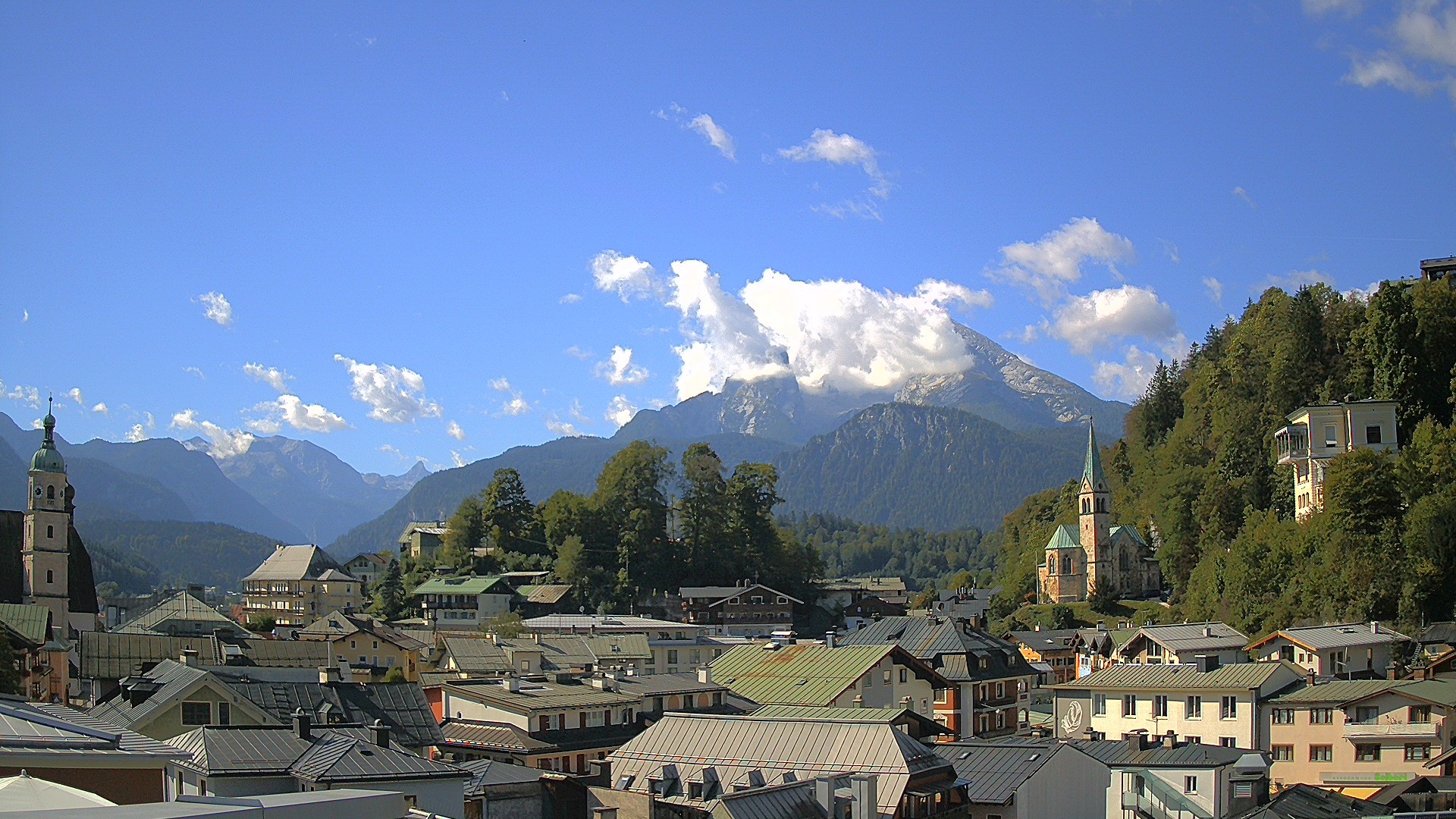 Archiv Foto Webcam Zentrum von Berchtesgaden