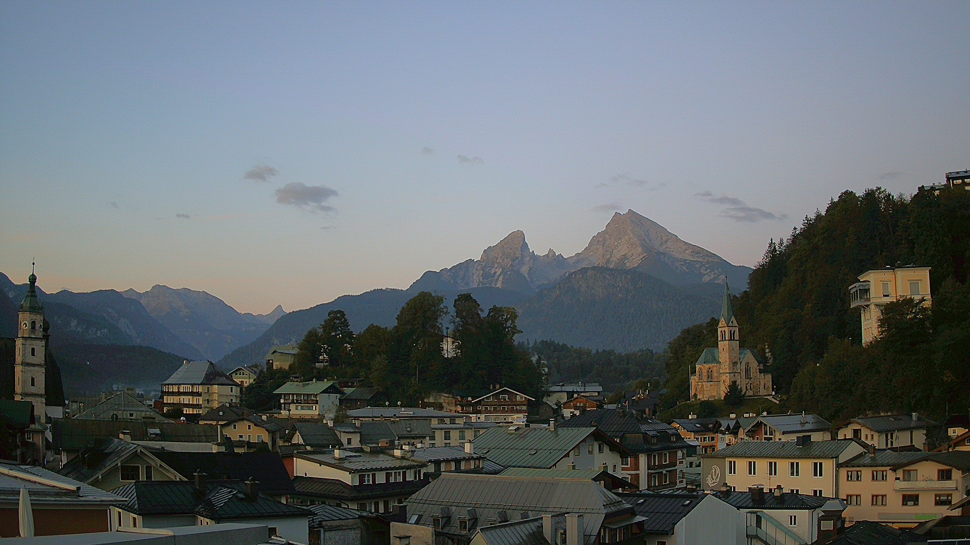Archived image Webcam Berchtesgaden - City Centre