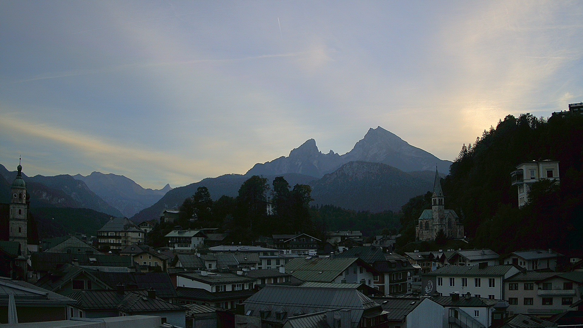 Archived image Webcam Berchtesgaden - City Centre