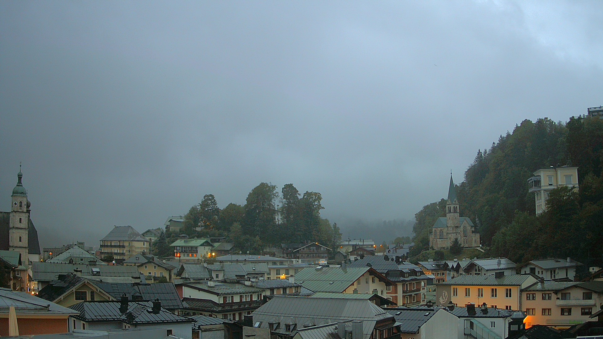 Archived image Webcam Berchtesgaden - City Centre