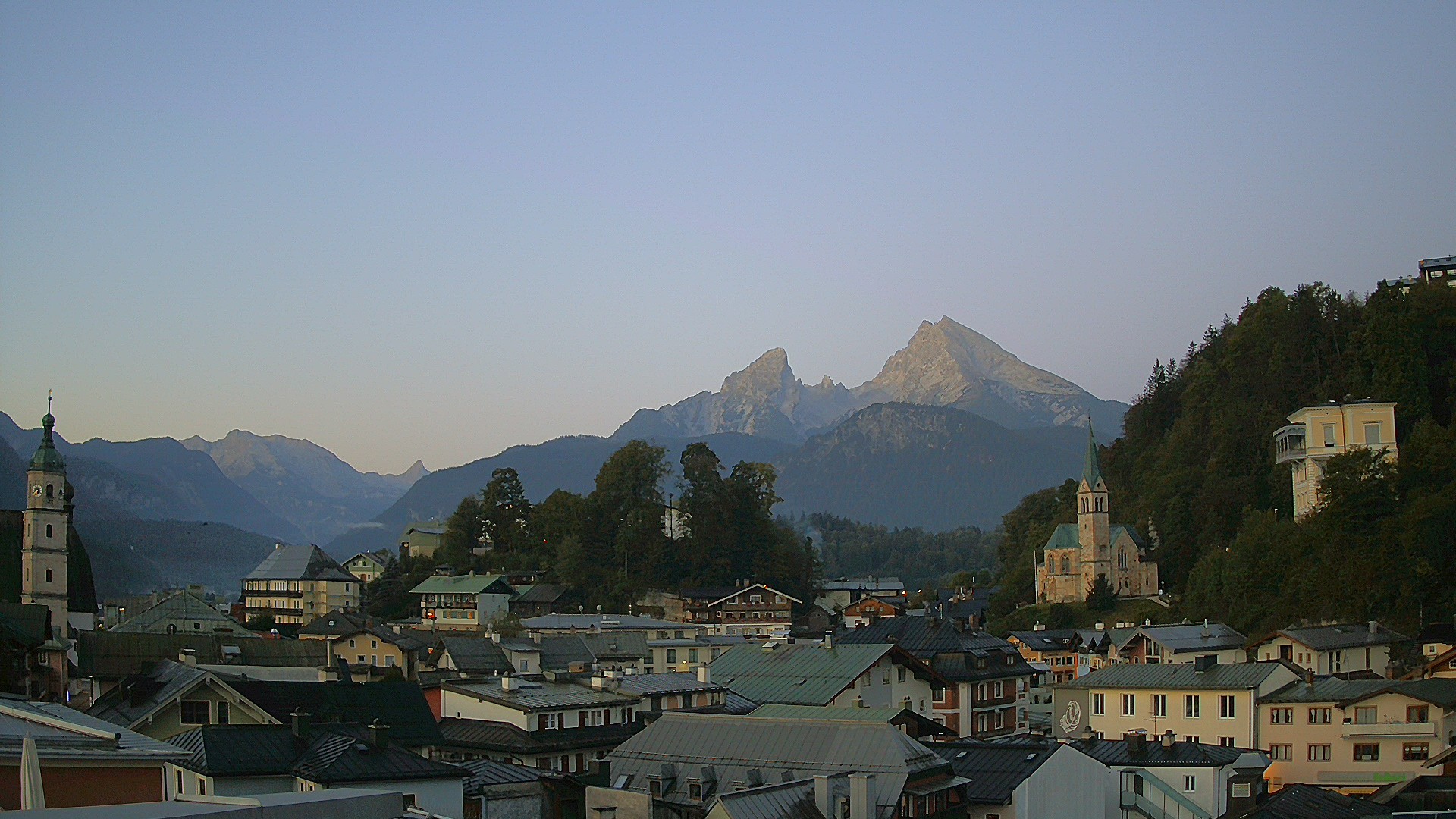 Archived image Webcam Berchtesgaden - City Centre