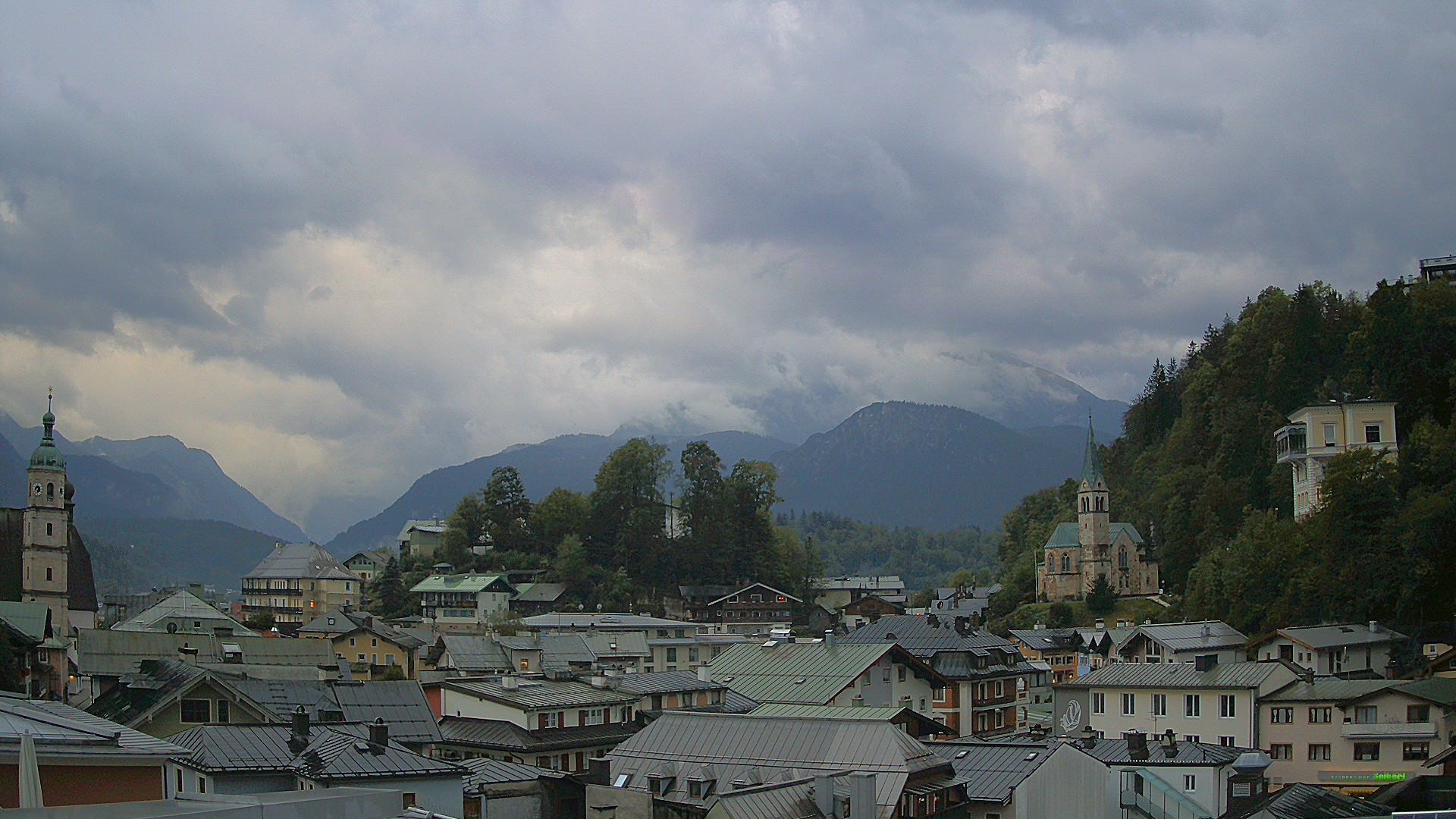 Archived image Webcam Berchtesgaden - City Centre