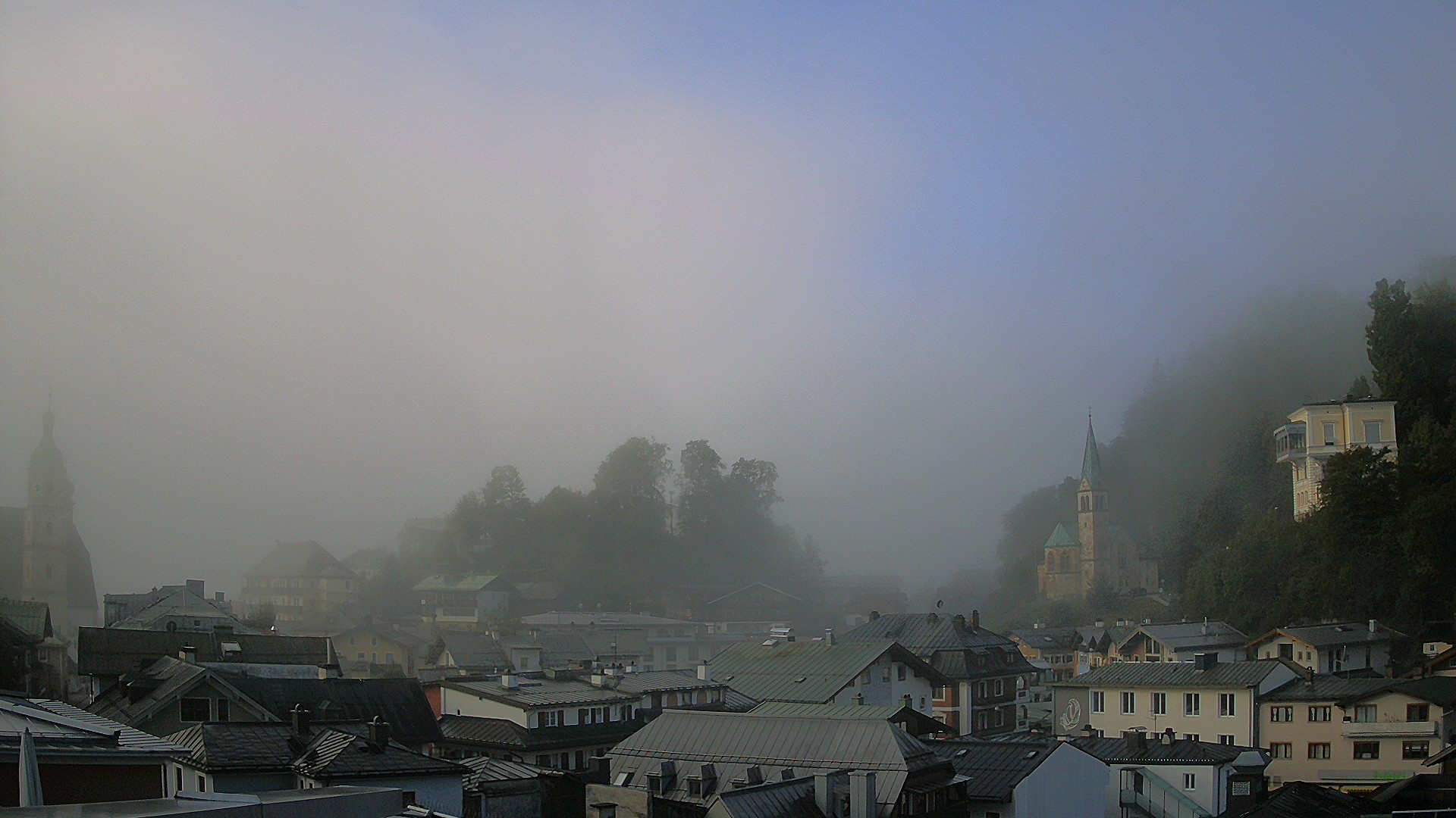 Archived image Webcam Berchtesgaden - City Centre