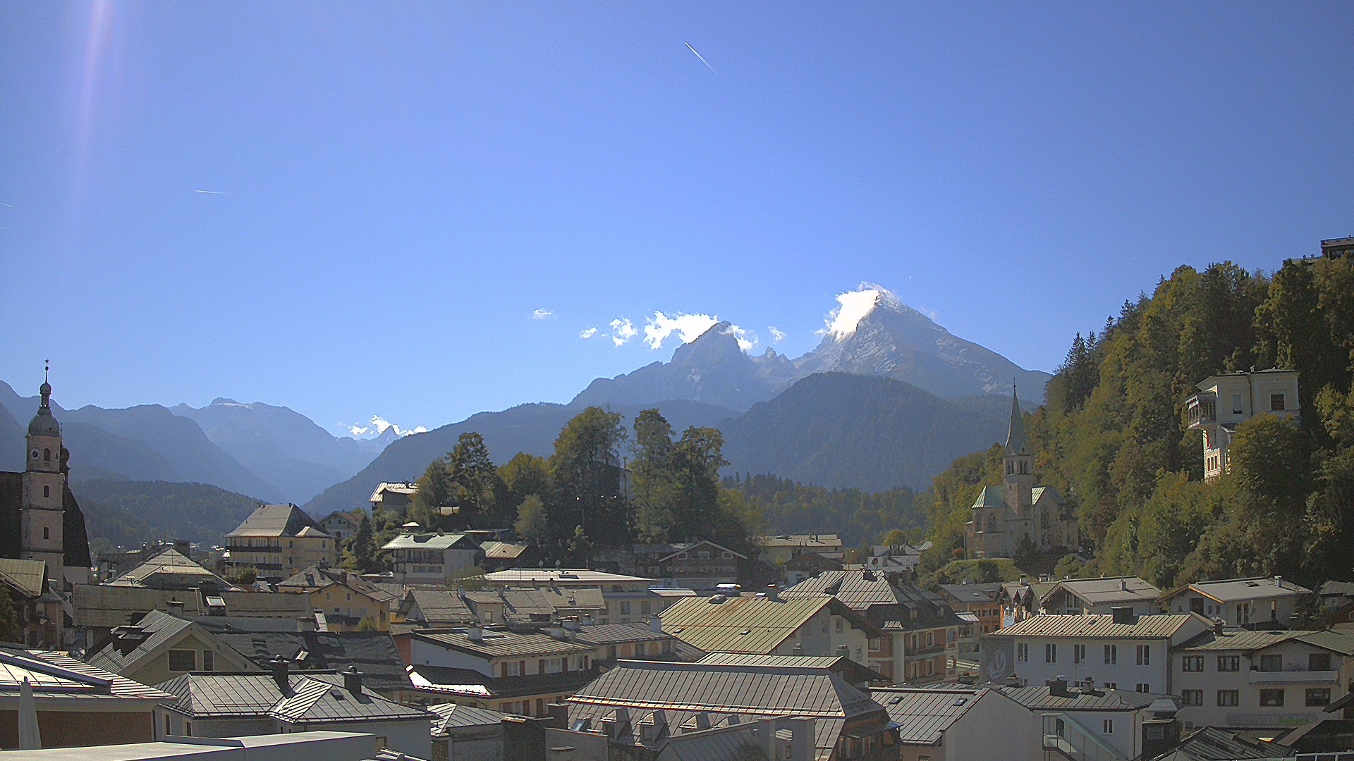 Archived image Webcam Berchtesgaden - City Centre