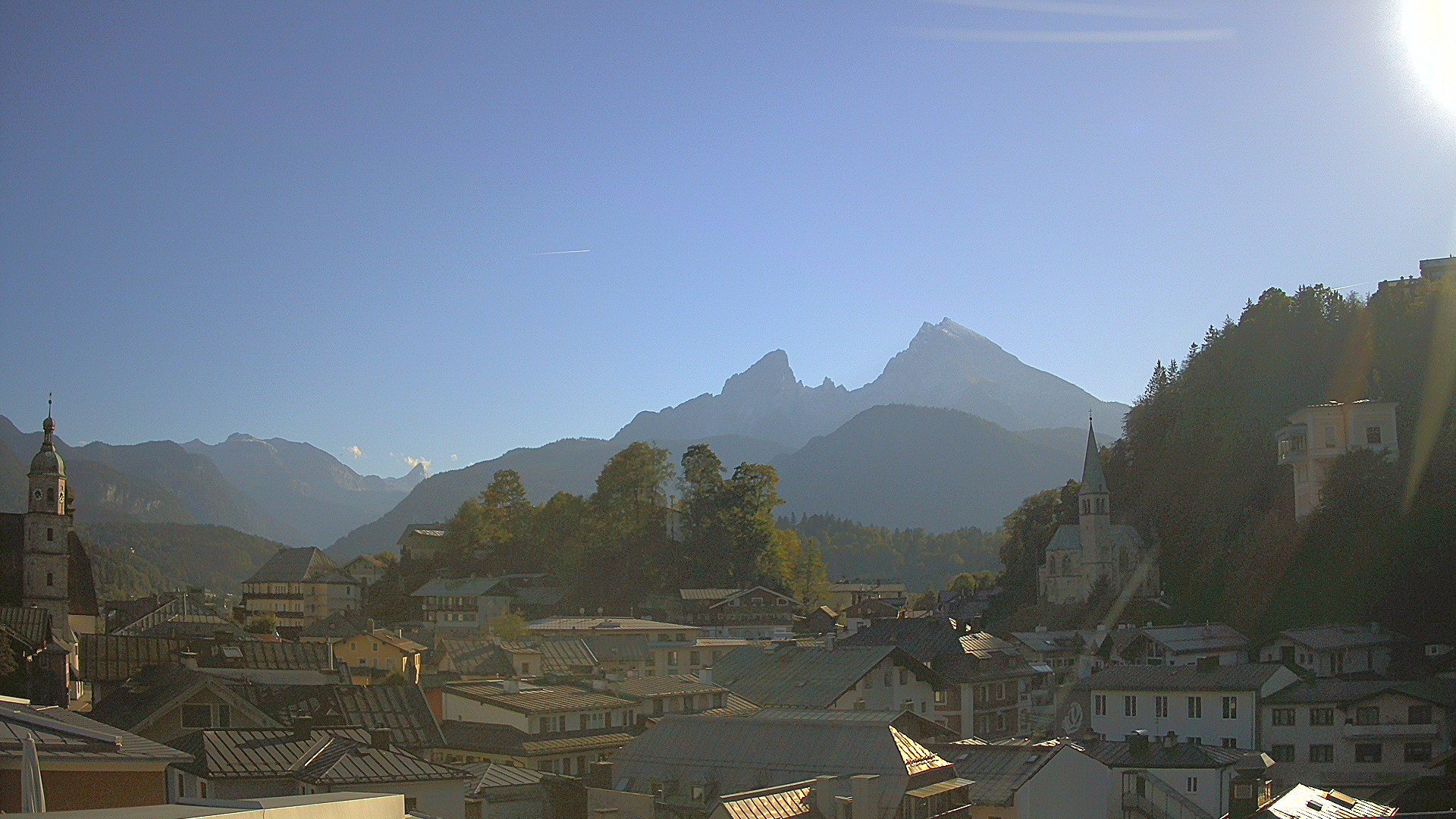 Archived image Webcam Berchtesgaden - City Centre