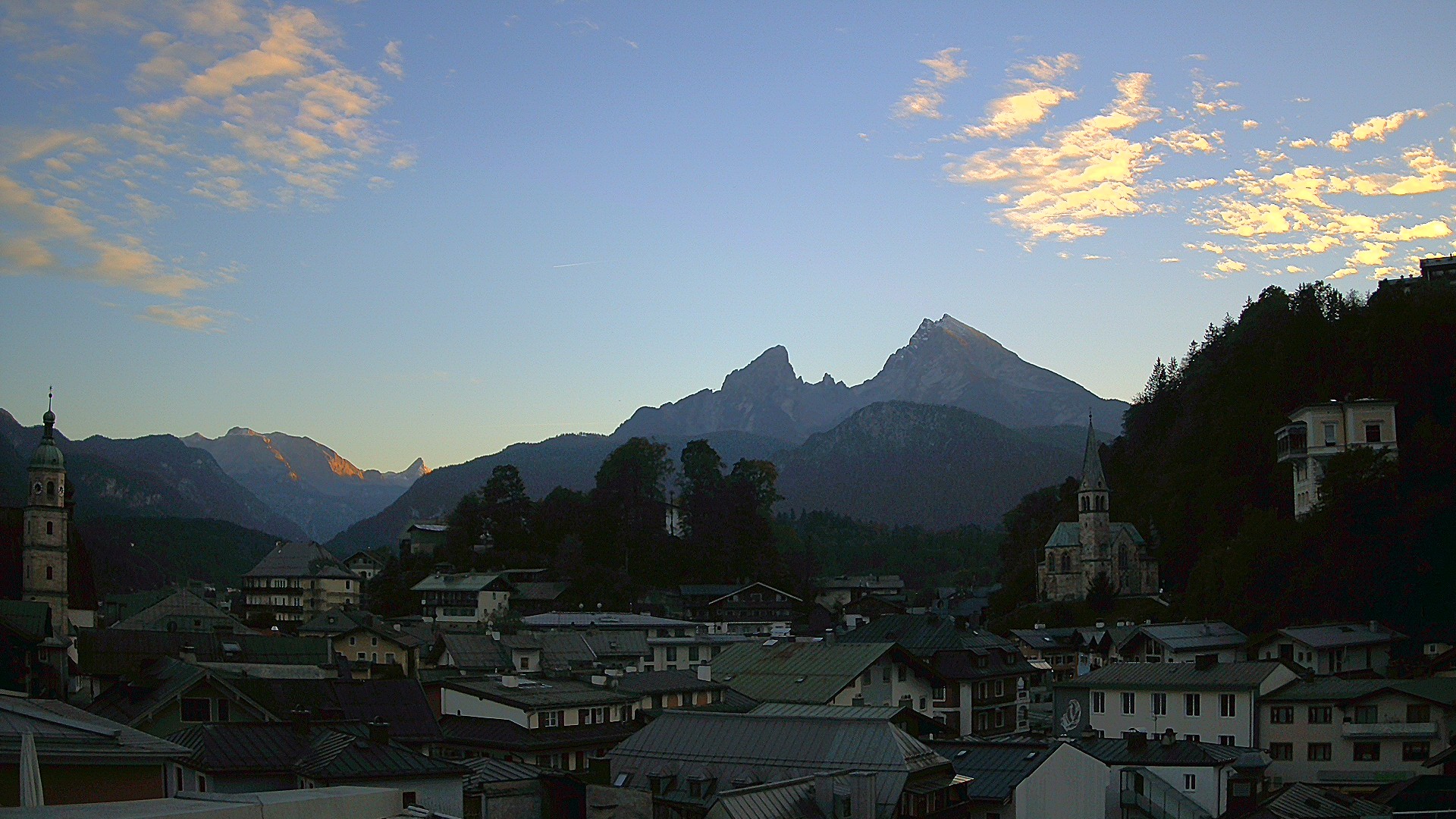Archived image Webcam Berchtesgaden - City Centre