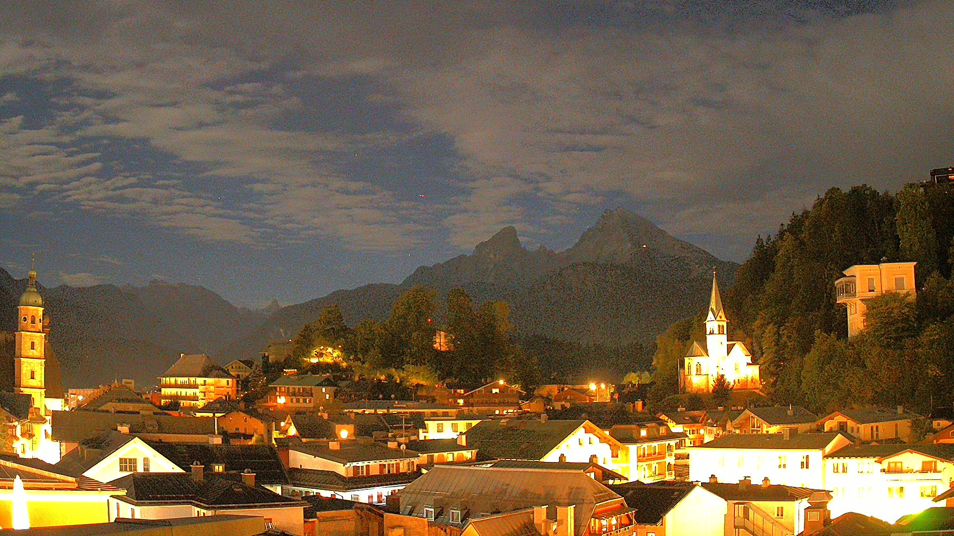Archived image Webcam Berchtesgaden - City Centre