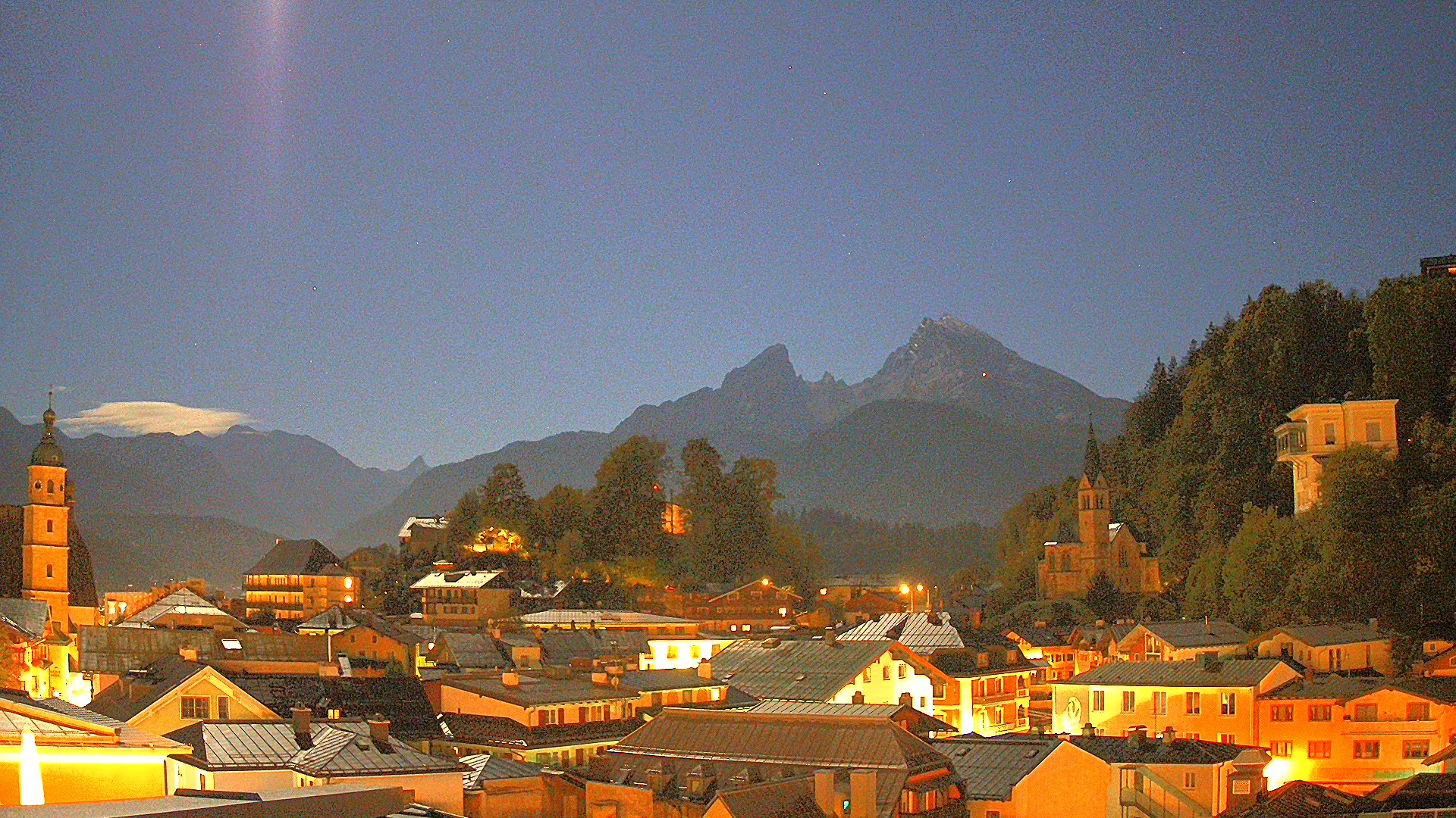 Archived image Webcam Berchtesgaden - City Centre