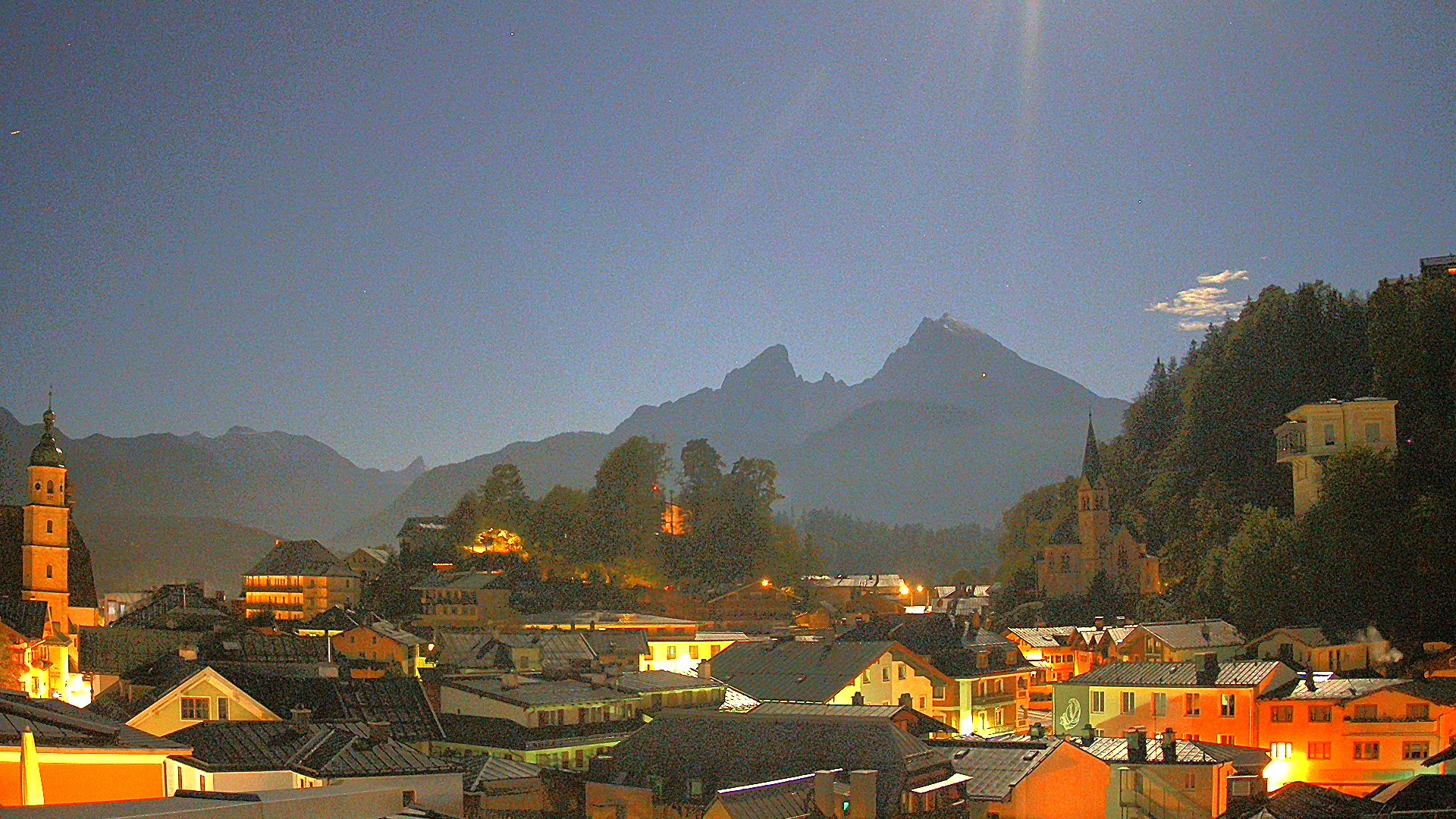 Archived image Webcam Berchtesgaden - City Centre