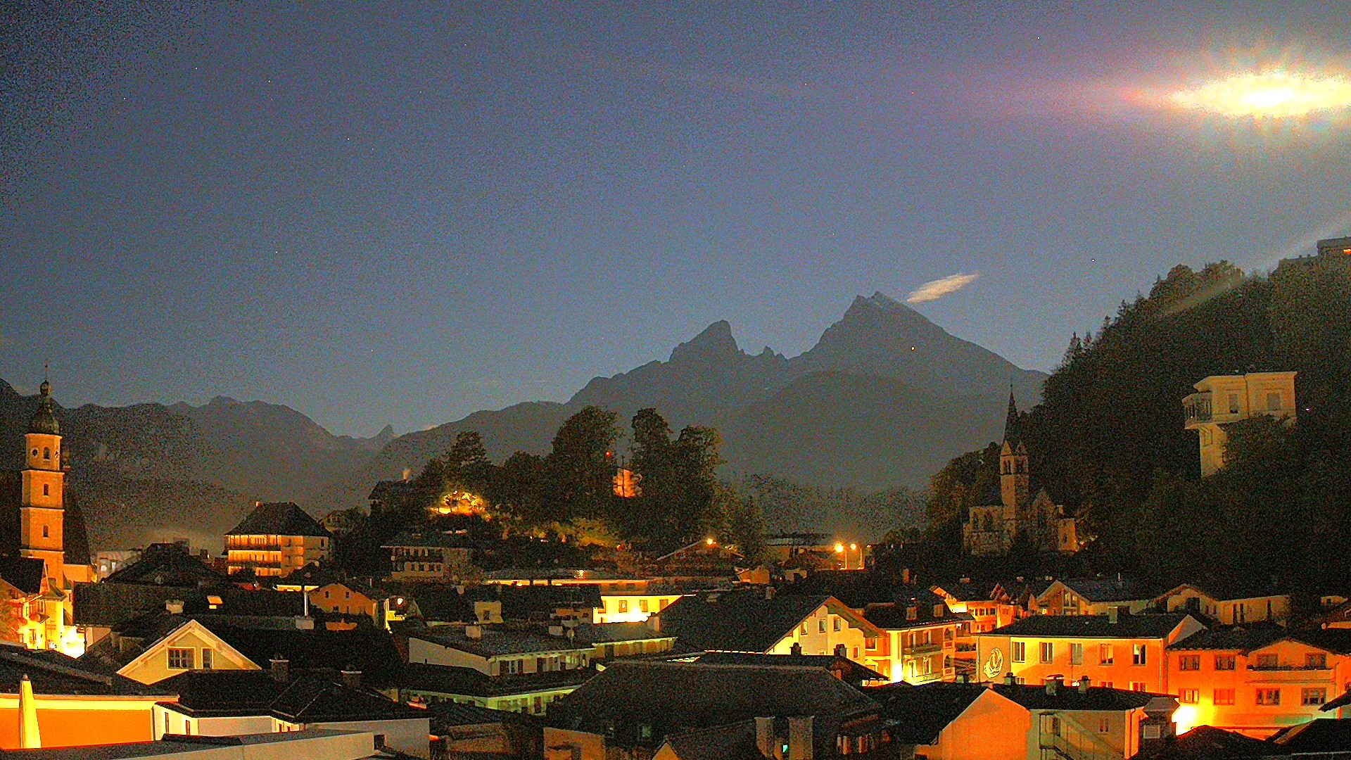 Archived image Webcam Berchtesgaden - City Centre