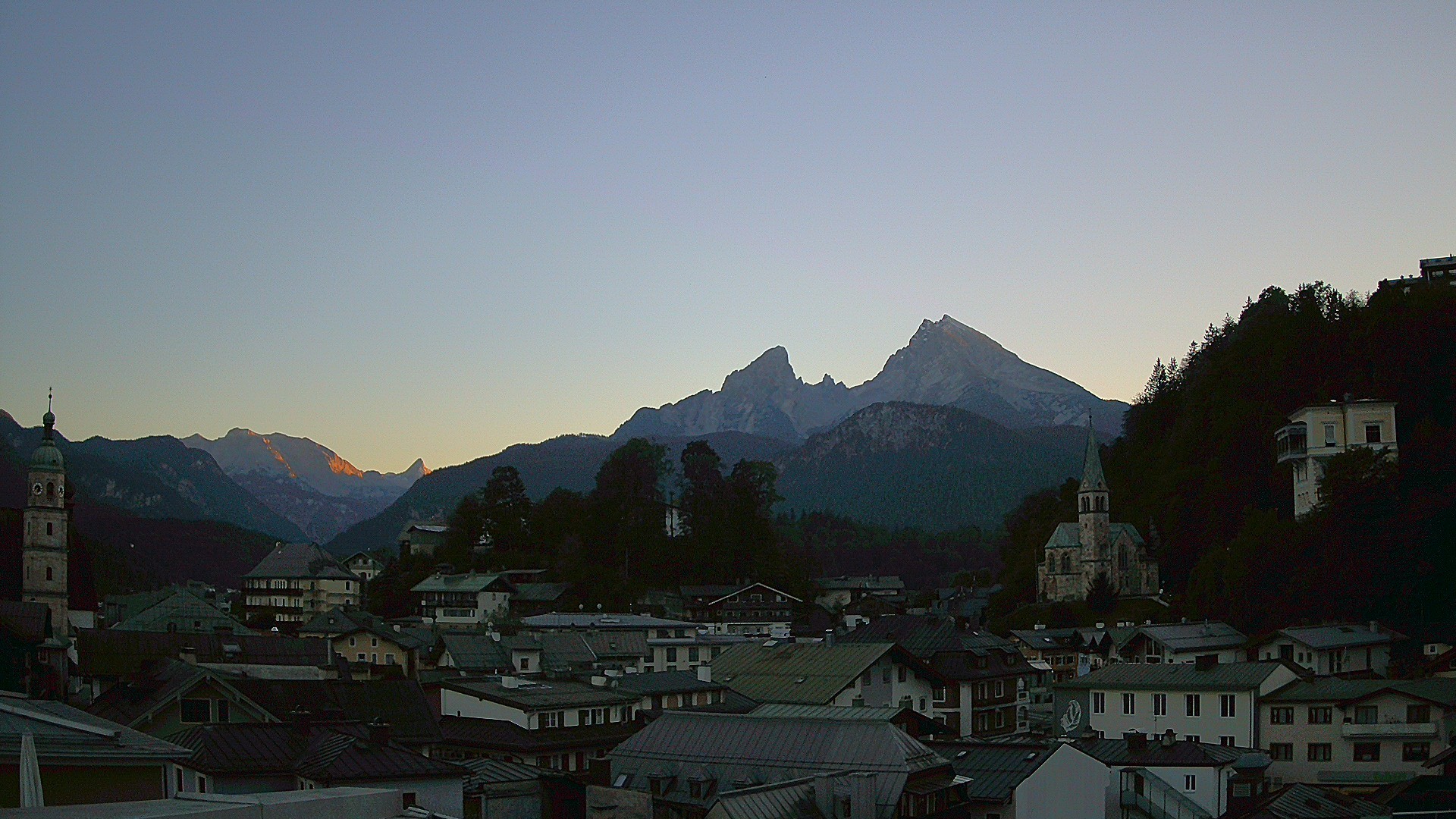 Archived image Webcam Berchtesgaden - City Centre