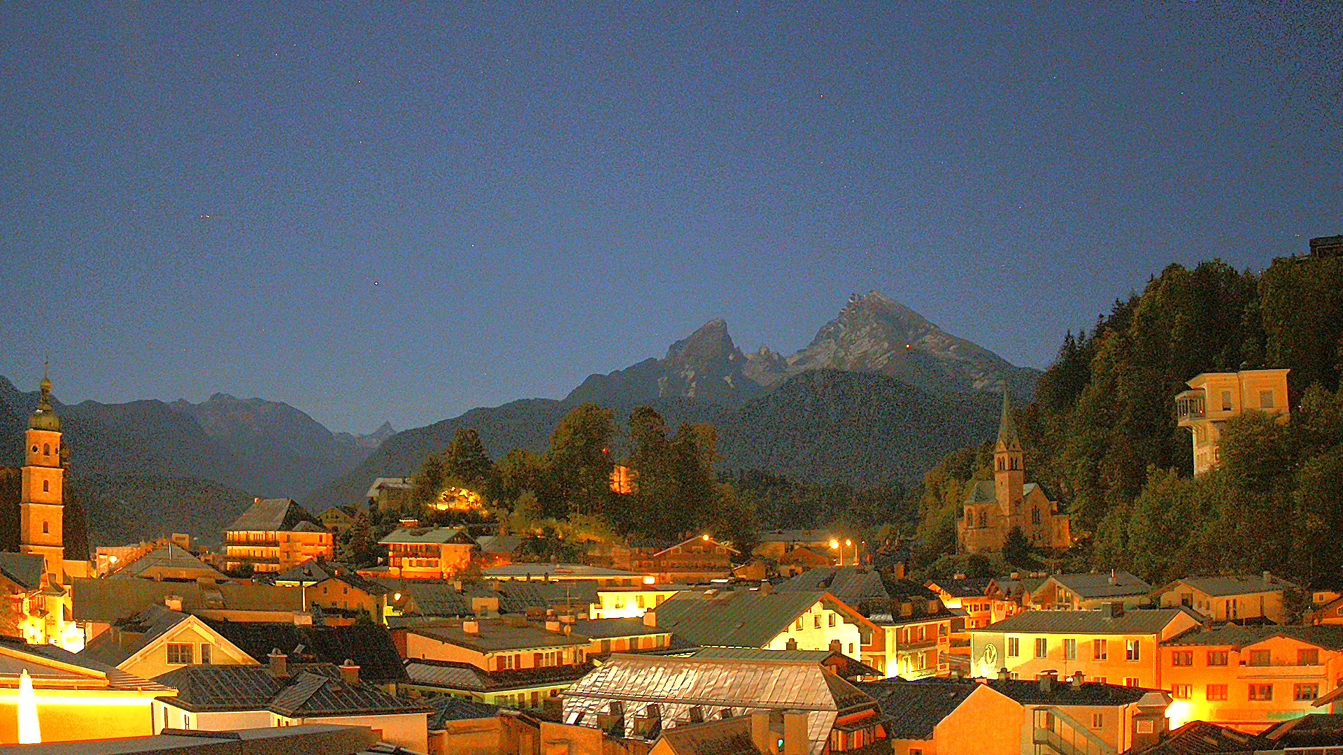 Archived image Webcam Berchtesgaden - City Centre