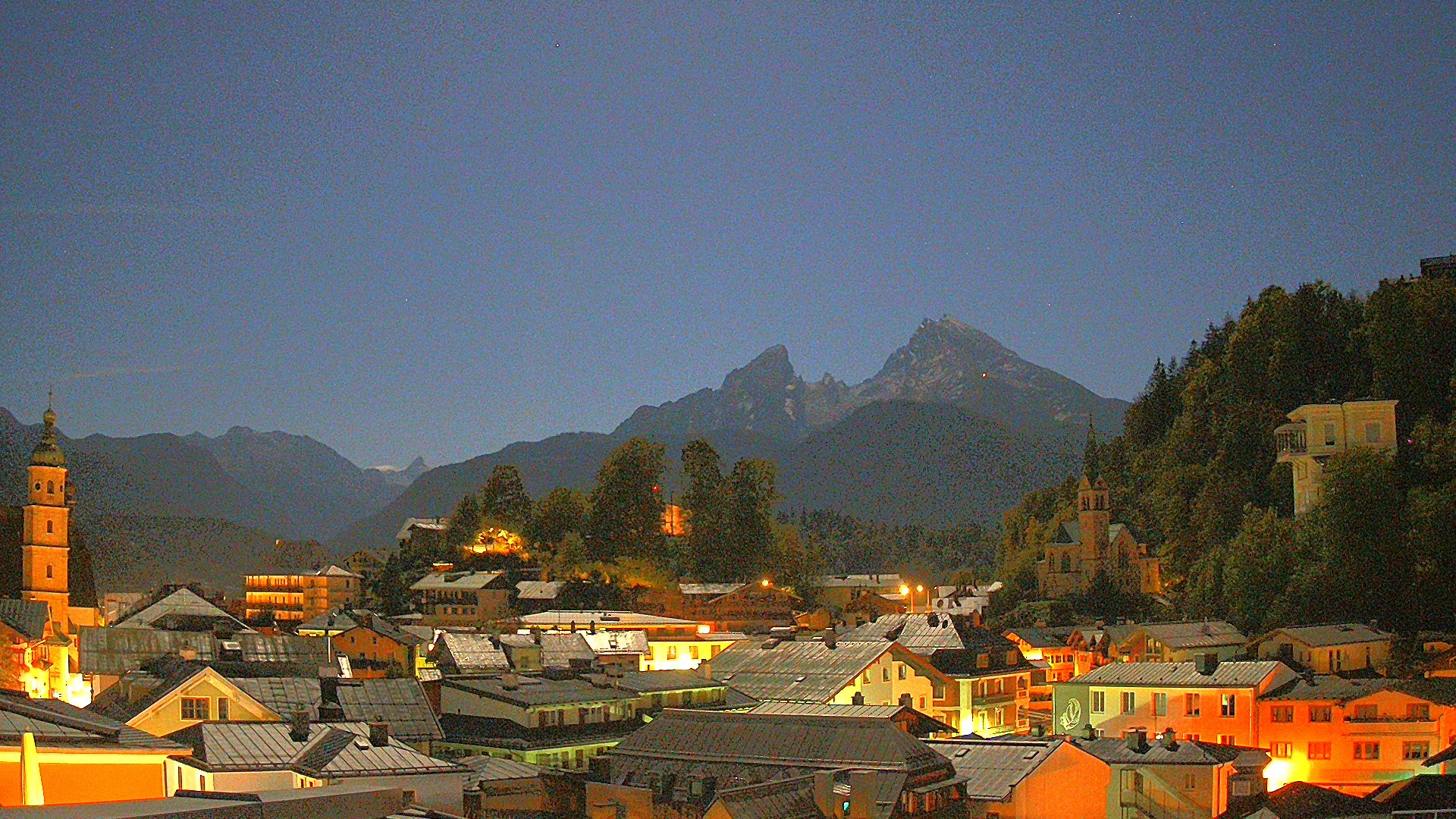 Archived image Webcam Berchtesgaden - City Centre
