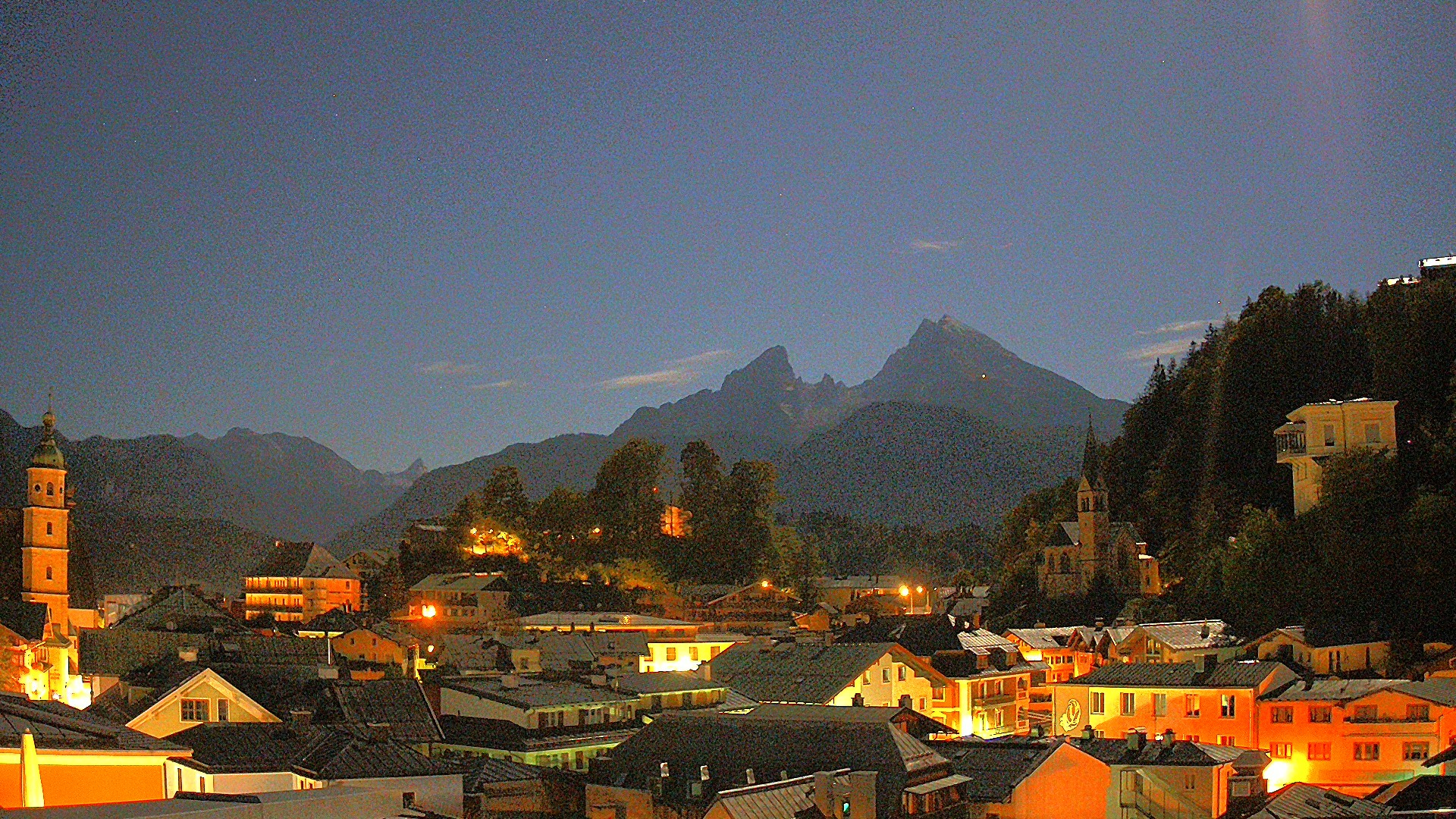 Archived image Webcam Berchtesgaden - City Centre