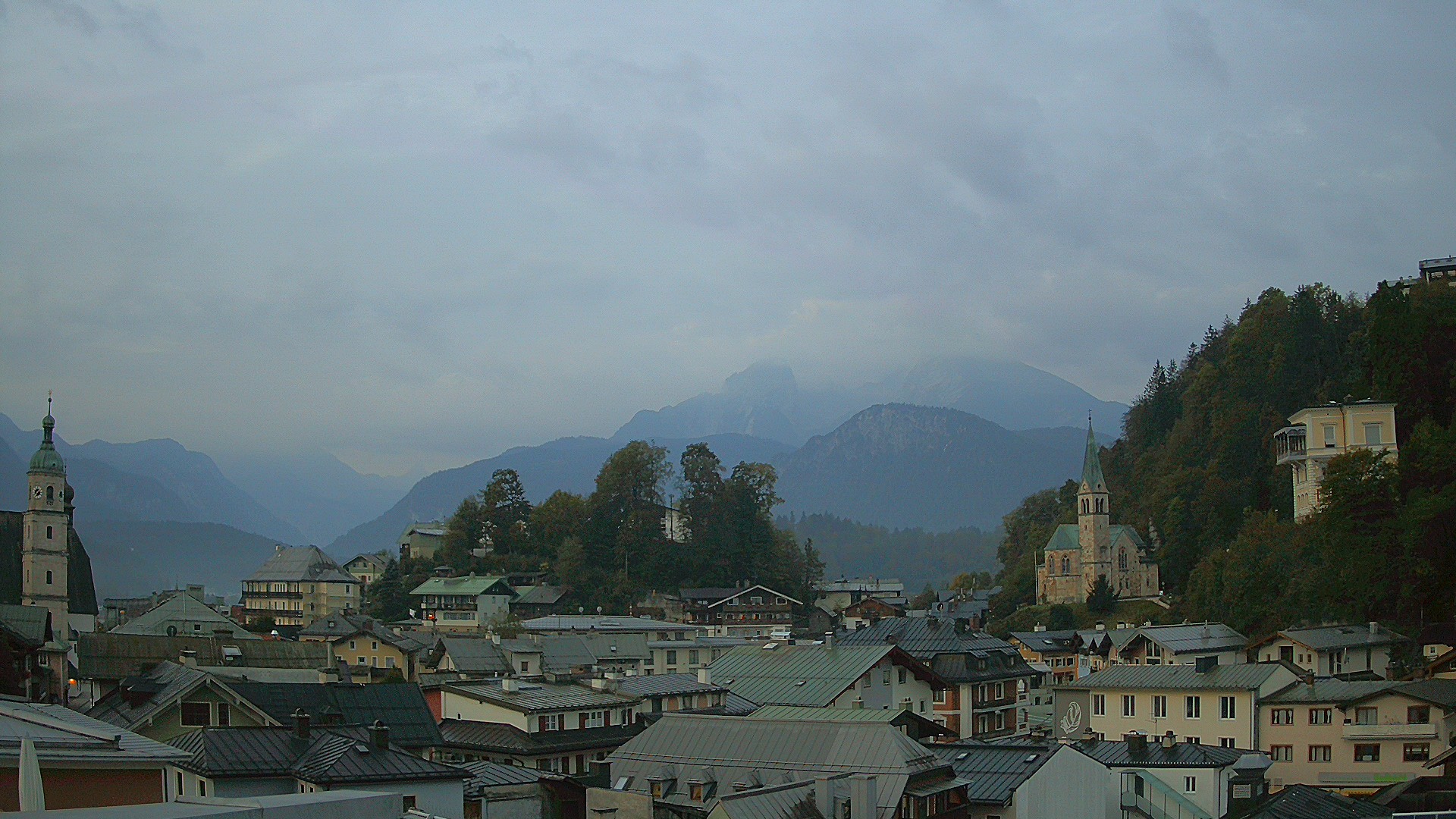 Archived image Webcam Berchtesgaden - City Centre