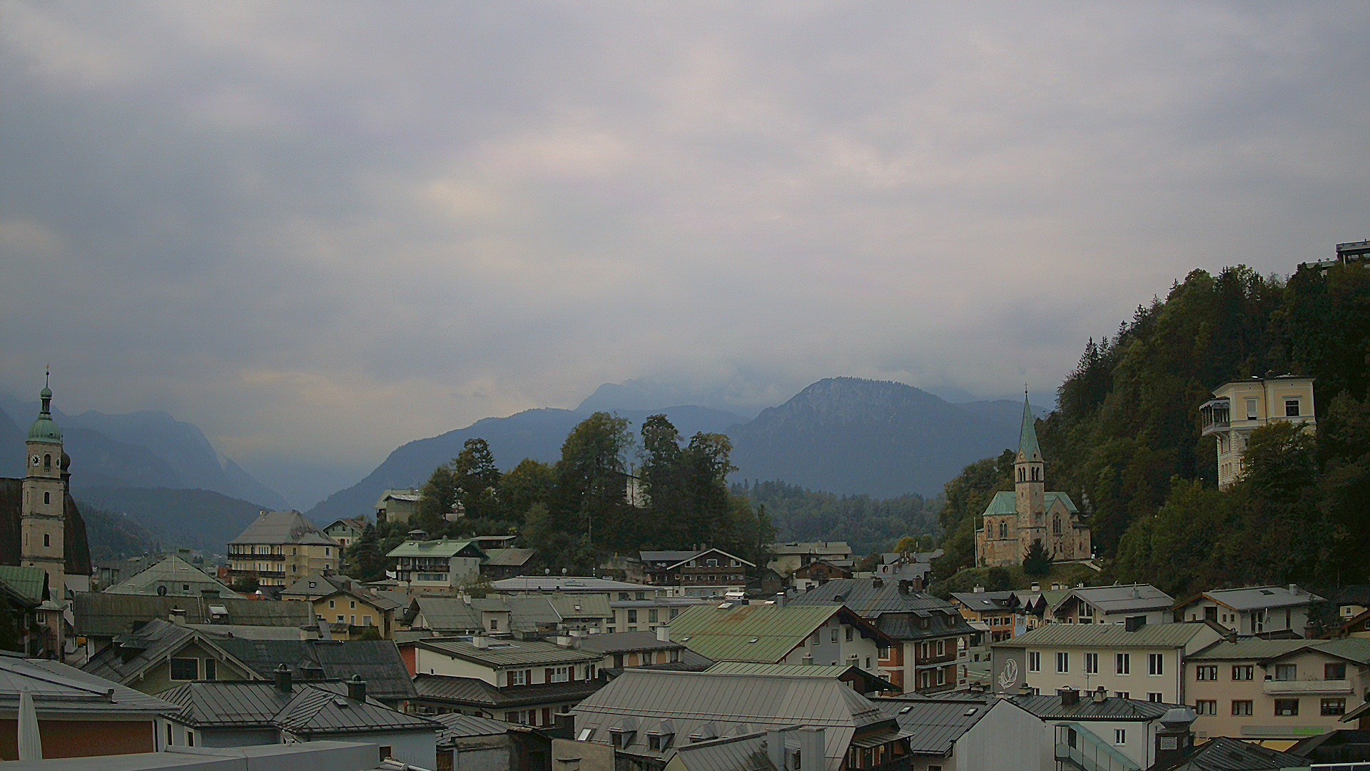 Archived image Webcam Berchtesgaden - City Centre