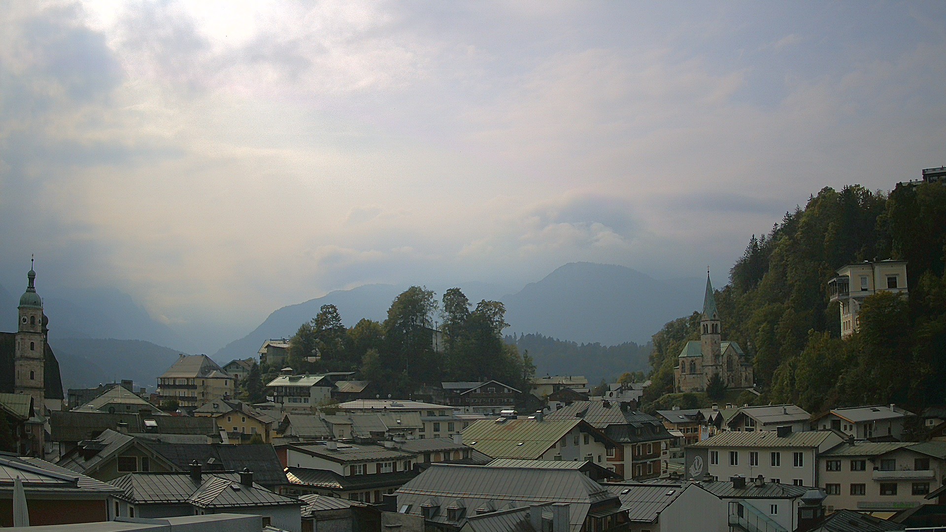 Archived image Webcam Berchtesgaden - City Centre