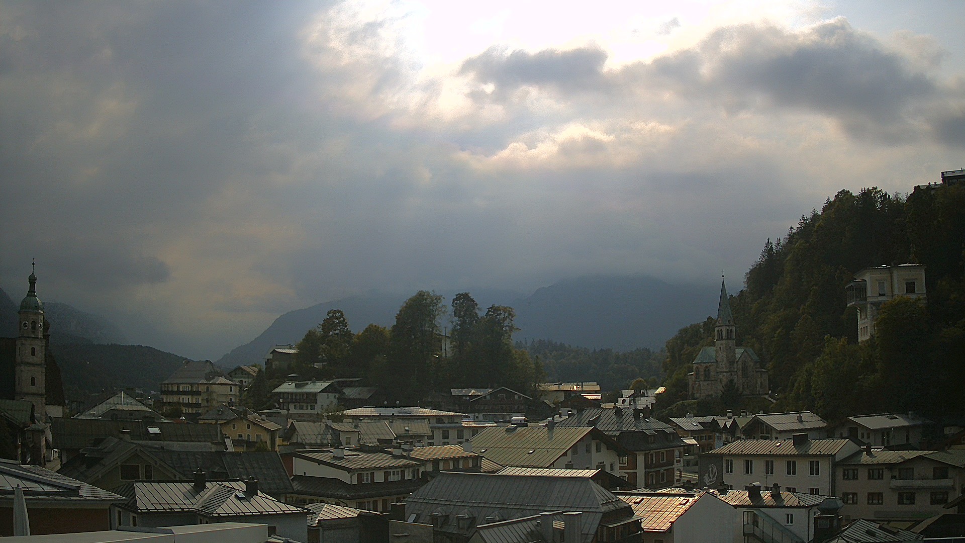 Archived image Webcam Berchtesgaden - City Centre