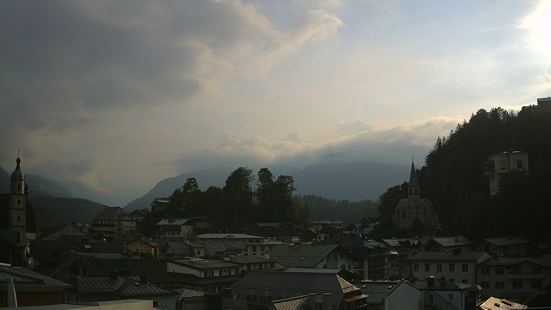Archived image Webcam Berchtesgaden - City Centre