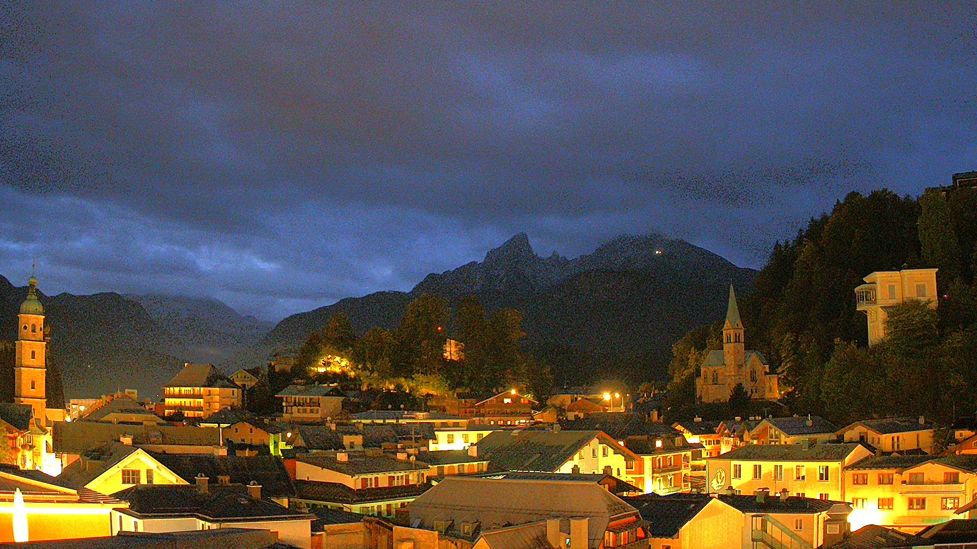 Archived image Webcam Berchtesgaden - City Centre