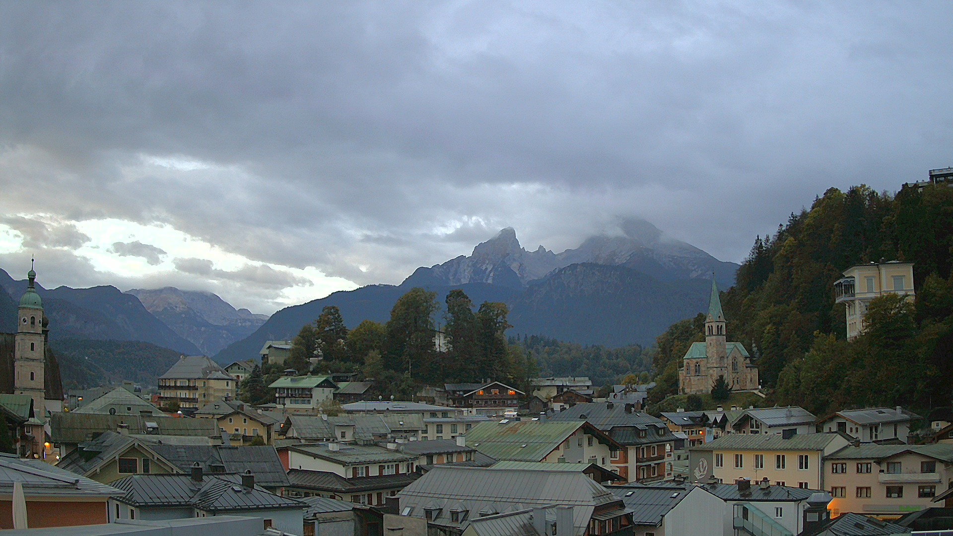 Archived image Webcam Berchtesgaden - City Centre