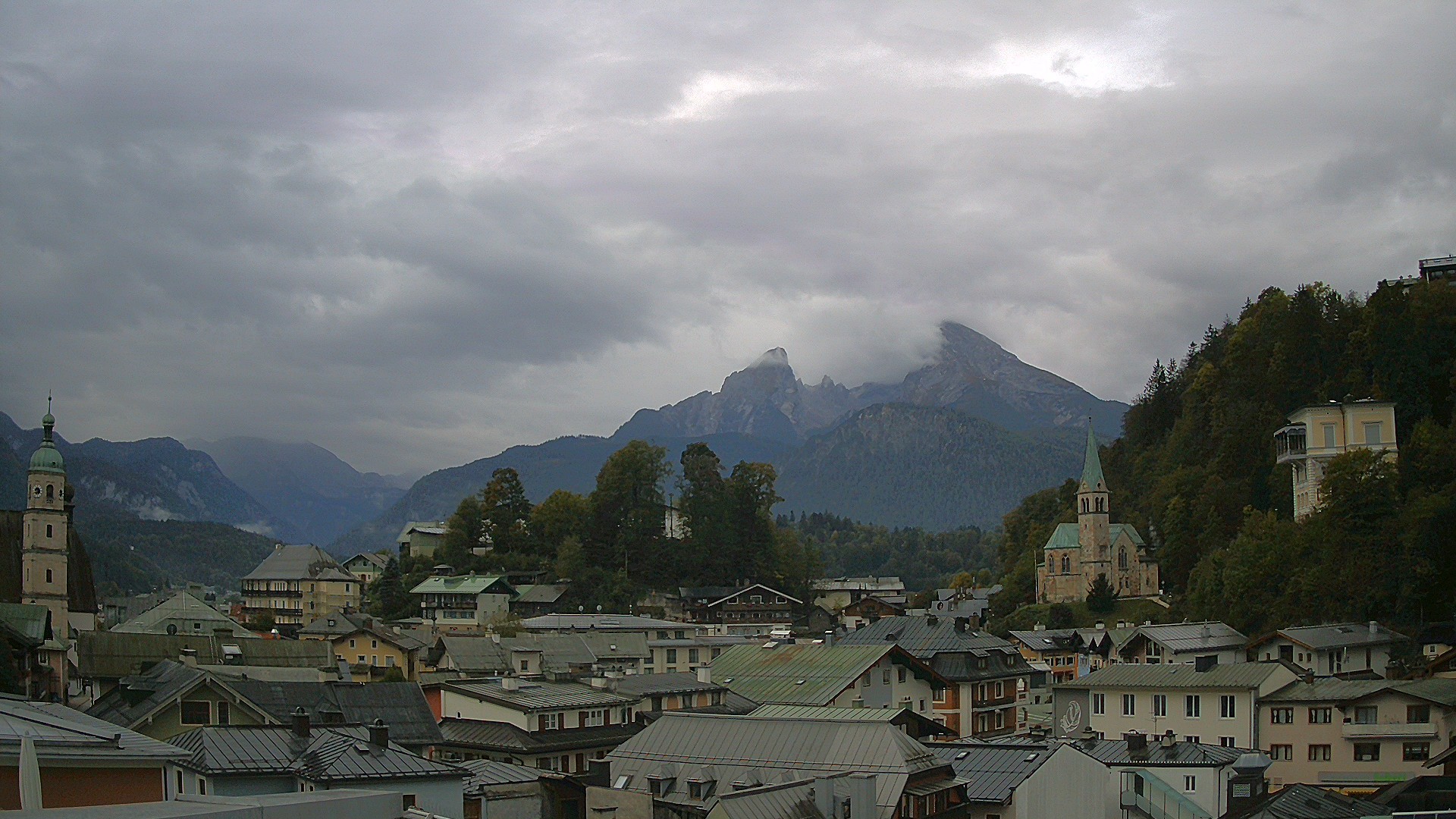 Archived image Webcam Berchtesgaden - City Centre