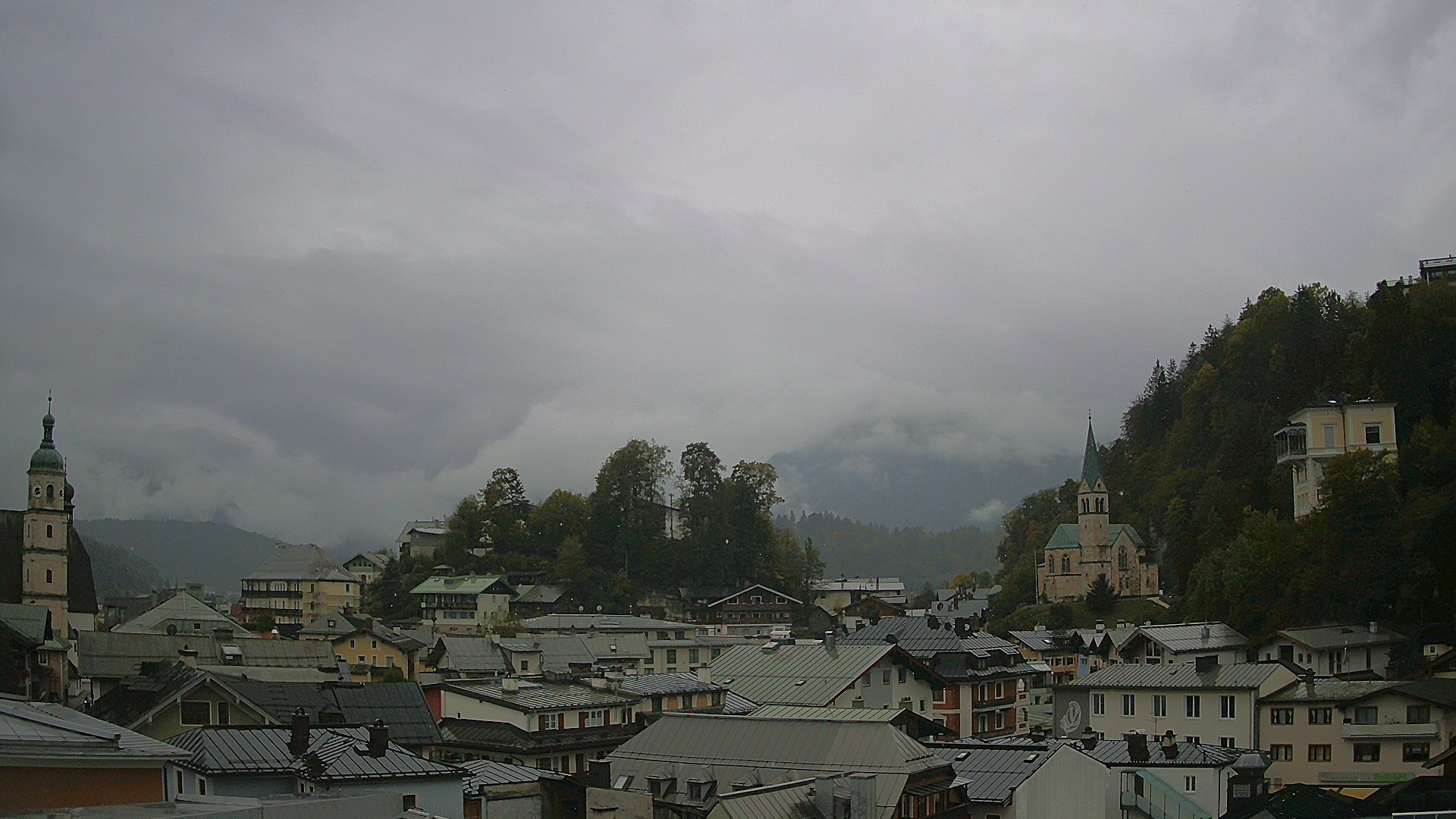 Archived image Webcam Berchtesgaden - City Centre