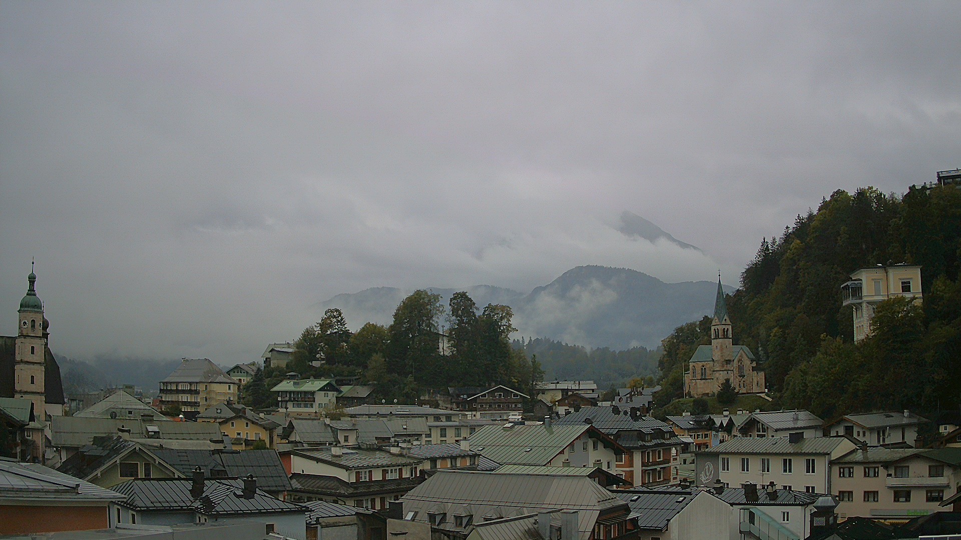 Archived image Webcam Berchtesgaden - City Centre