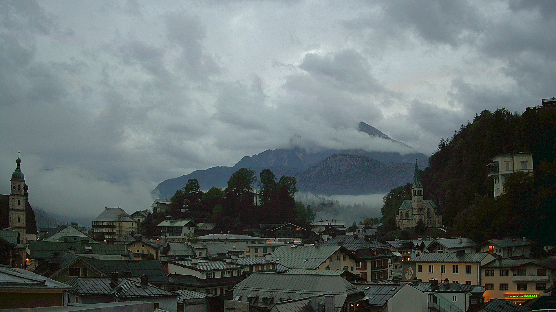 Archived image Webcam Berchtesgaden - City Centre