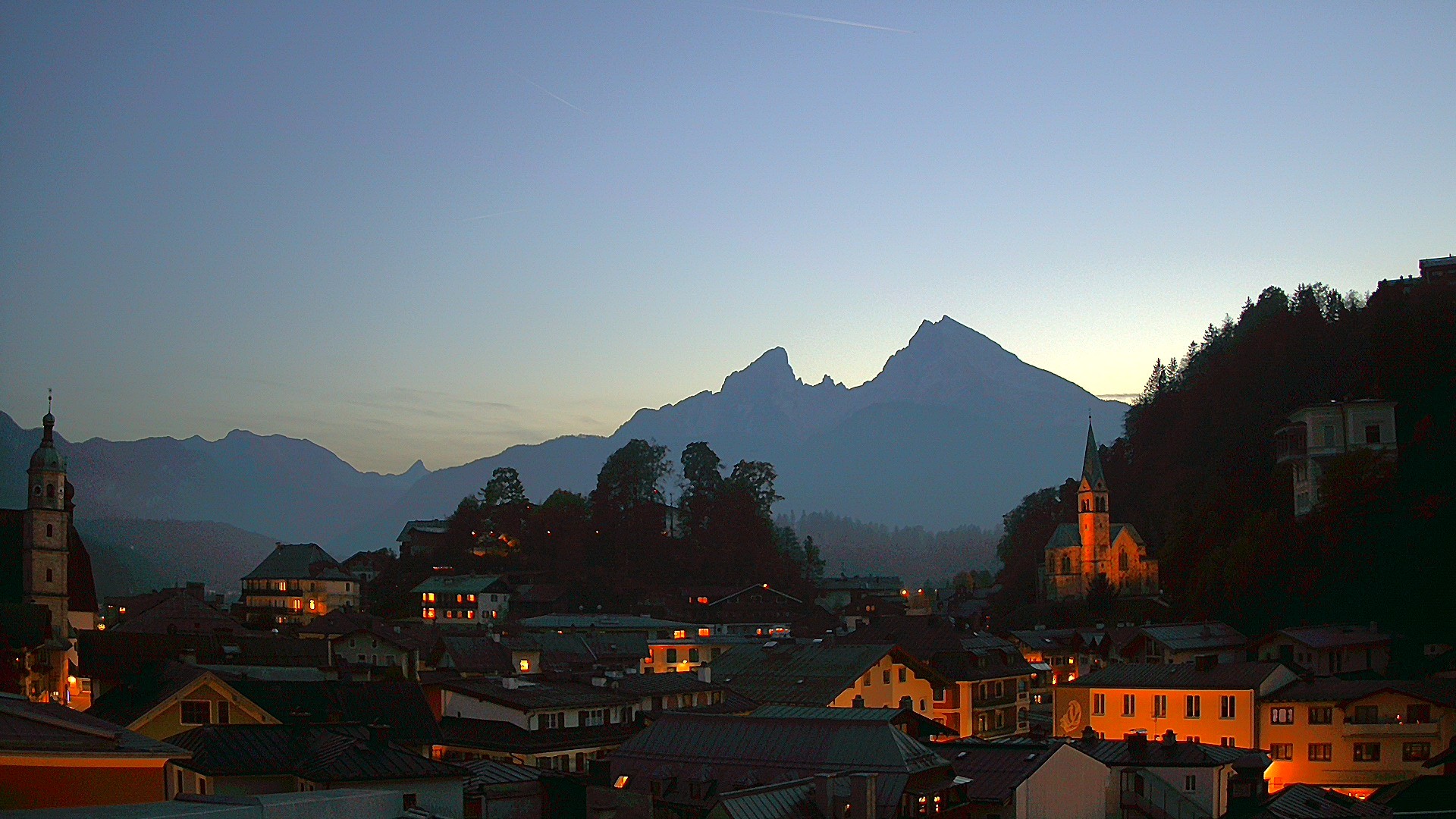Archived image Webcam Berchtesgaden - City Centre