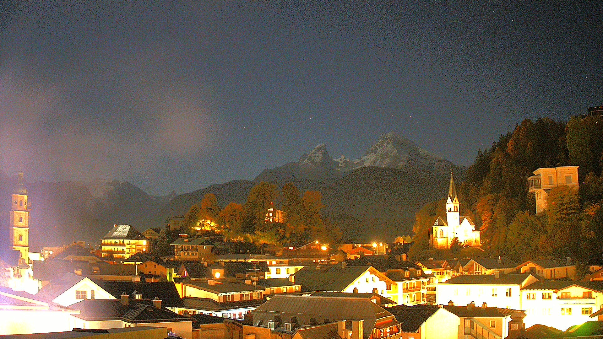 Archived image Webcam Berchtesgaden - City Centre