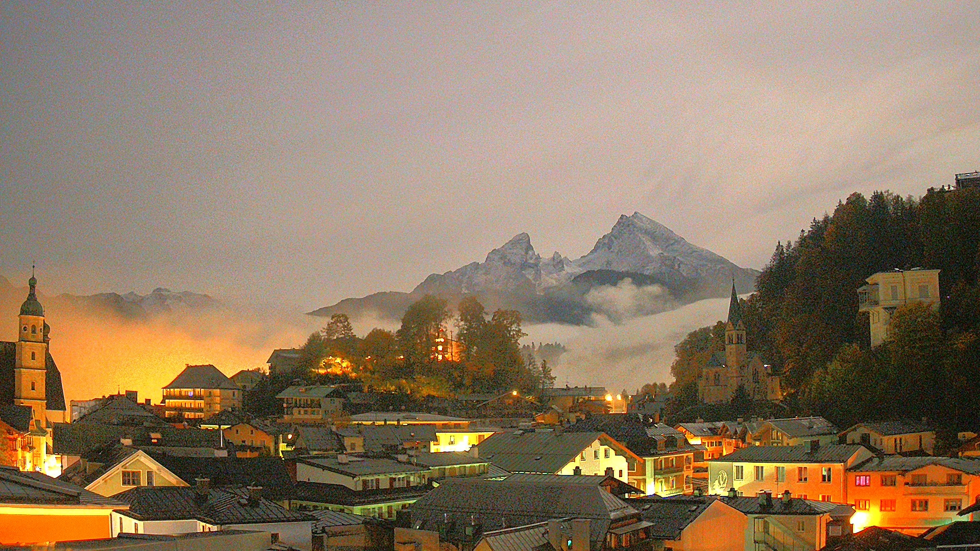 Archived image Webcam Berchtesgaden - City Centre