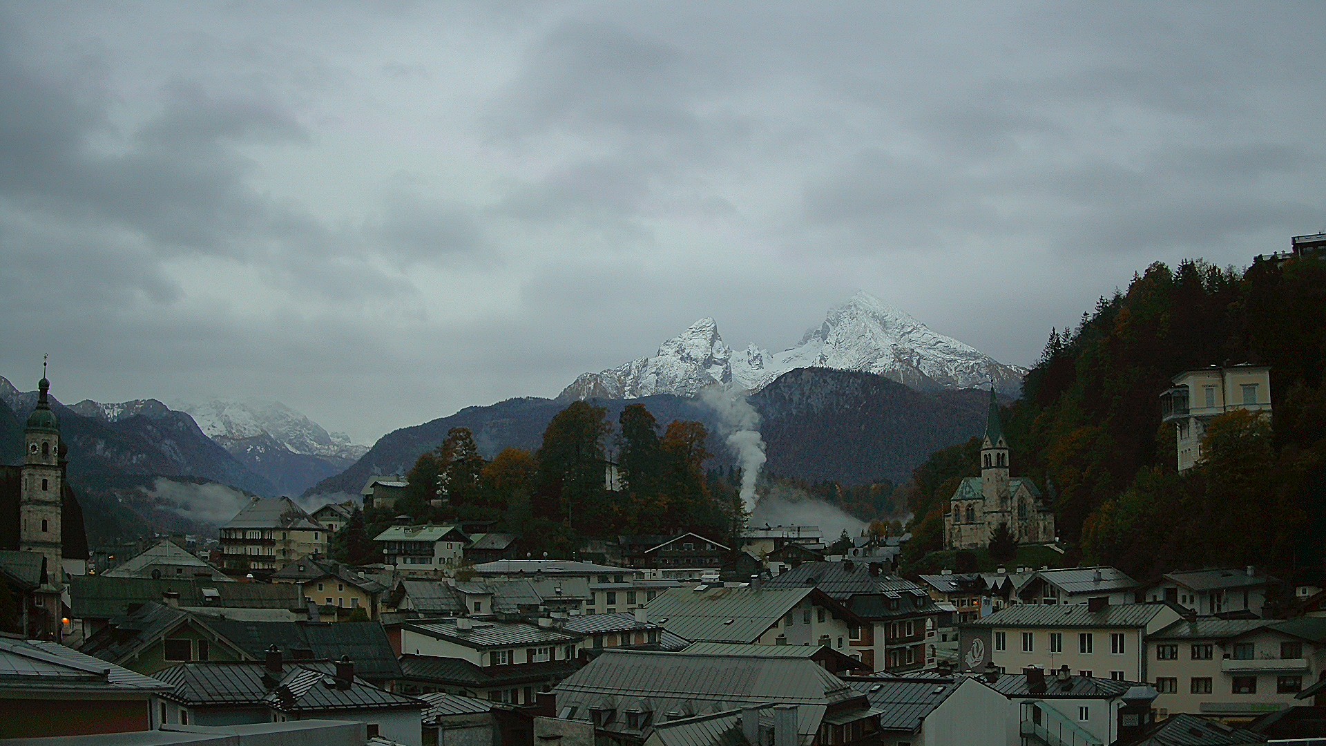 Archived image Webcam Berchtesgaden - City Centre