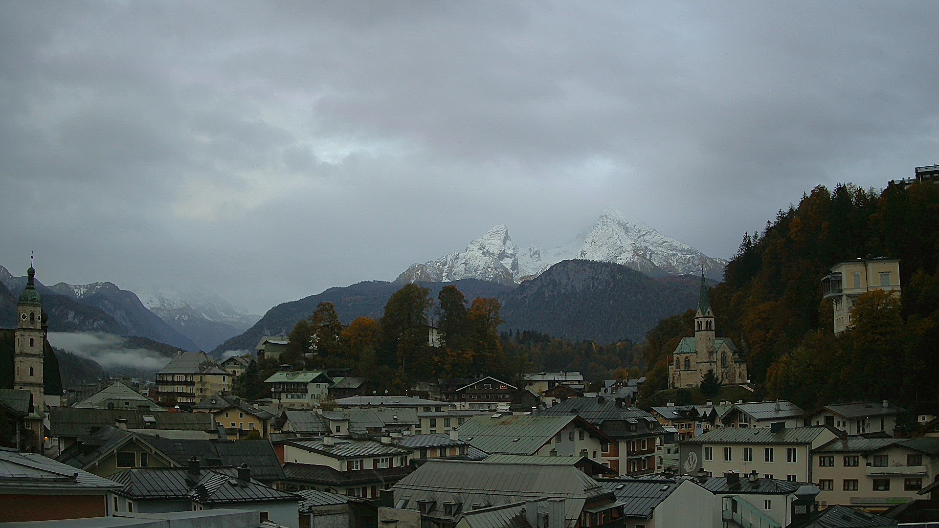 Archived image Webcam Berchtesgaden - City Centre