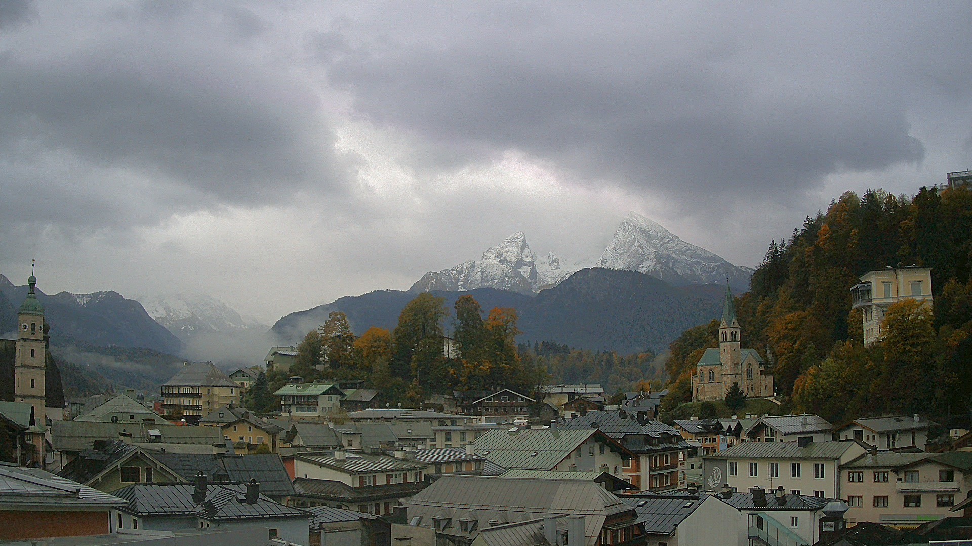 Archived image Webcam Berchtesgaden - City Centre