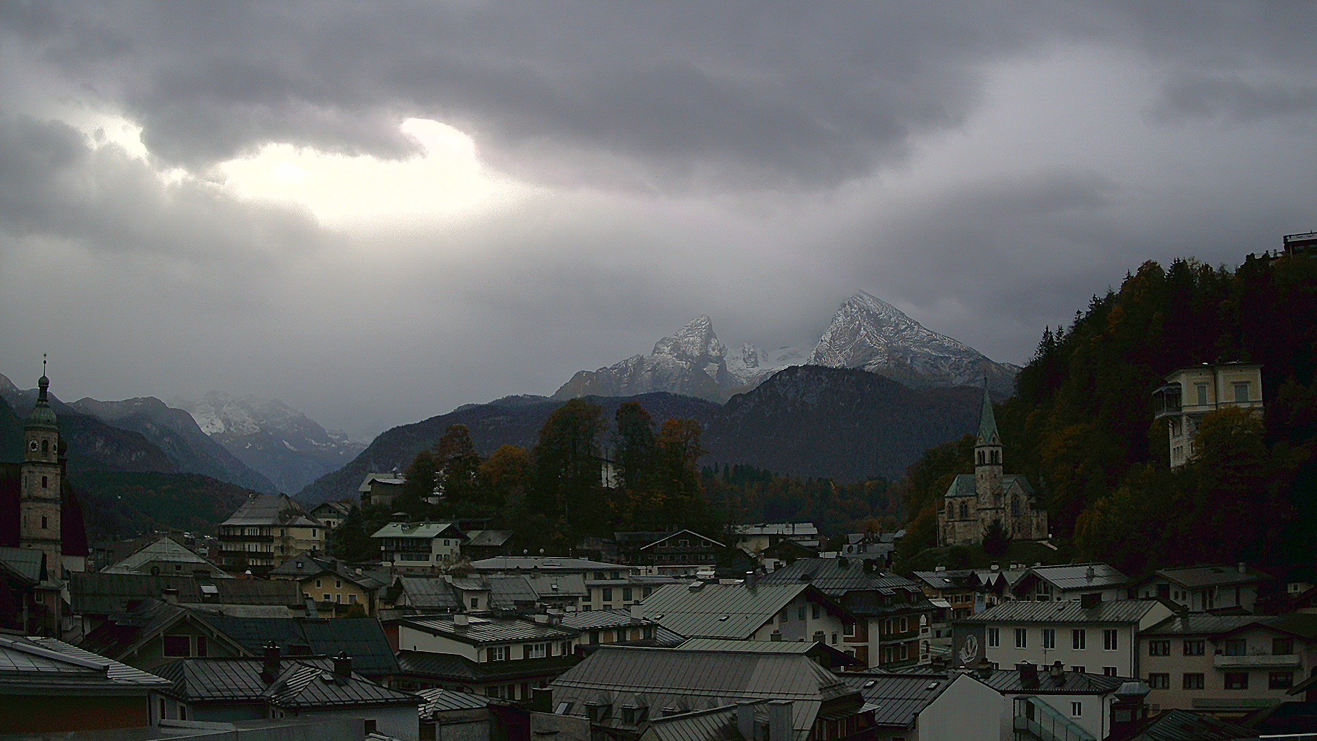 Archived image Webcam Berchtesgaden - City Centre