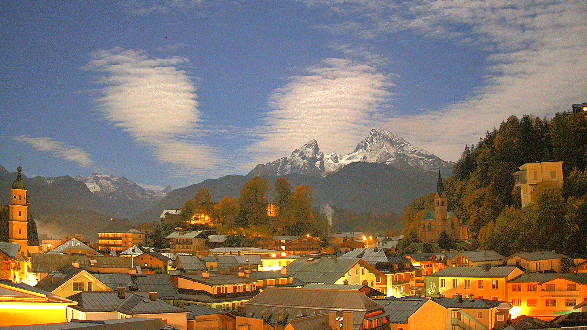 Archived image Webcam Berchtesgaden - City Centre