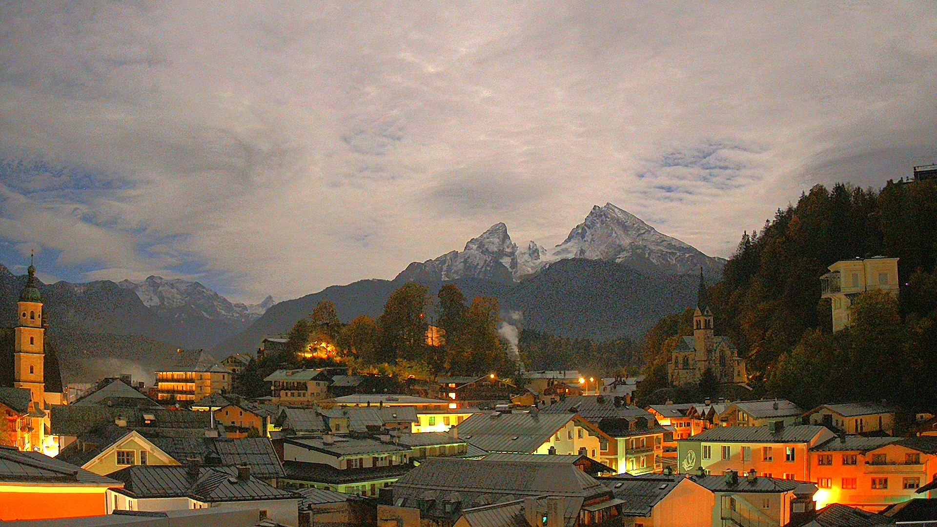 Archived image Webcam Berchtesgaden - City Centre
