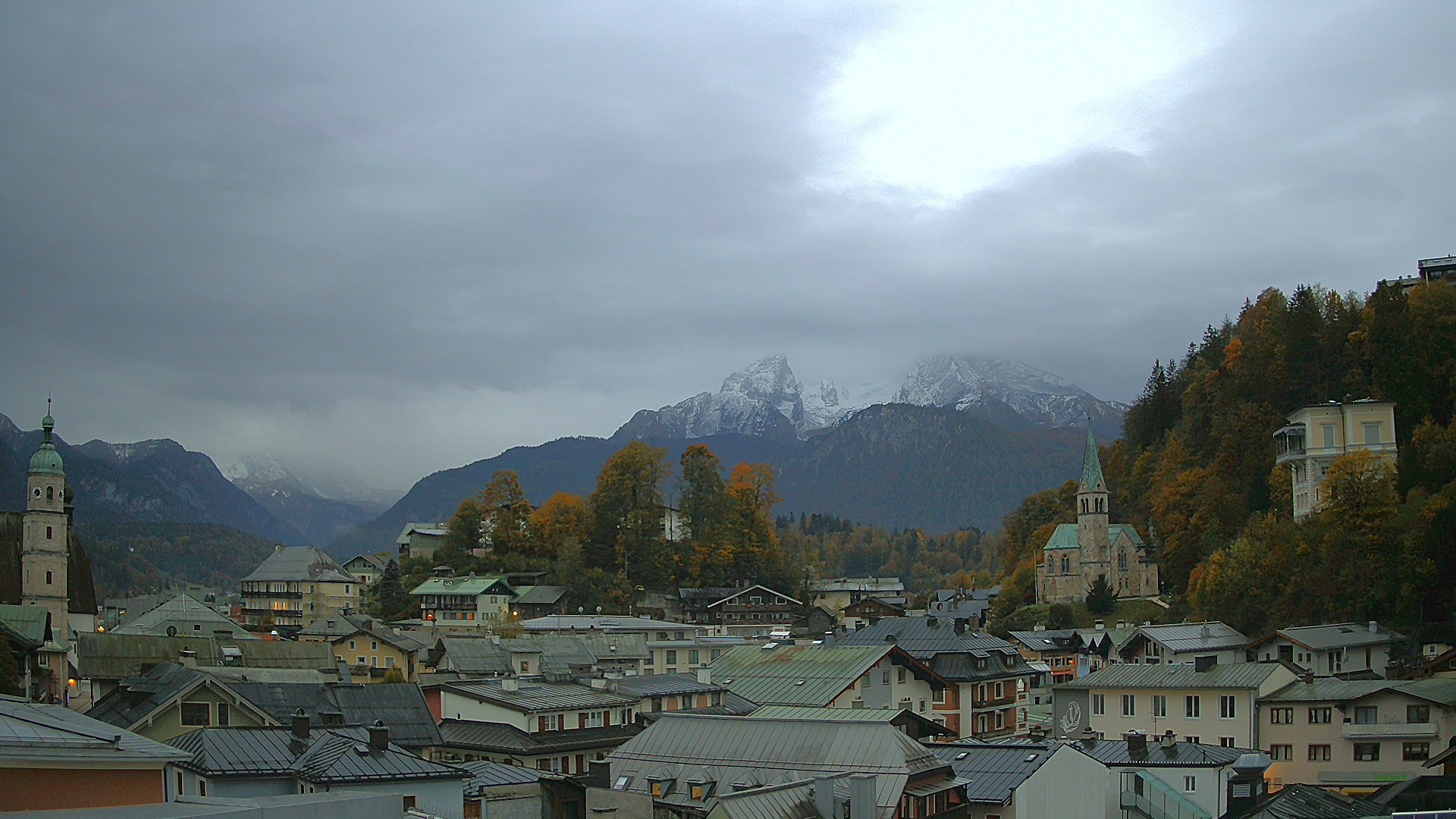 Archived image Webcam Berchtesgaden - City Centre