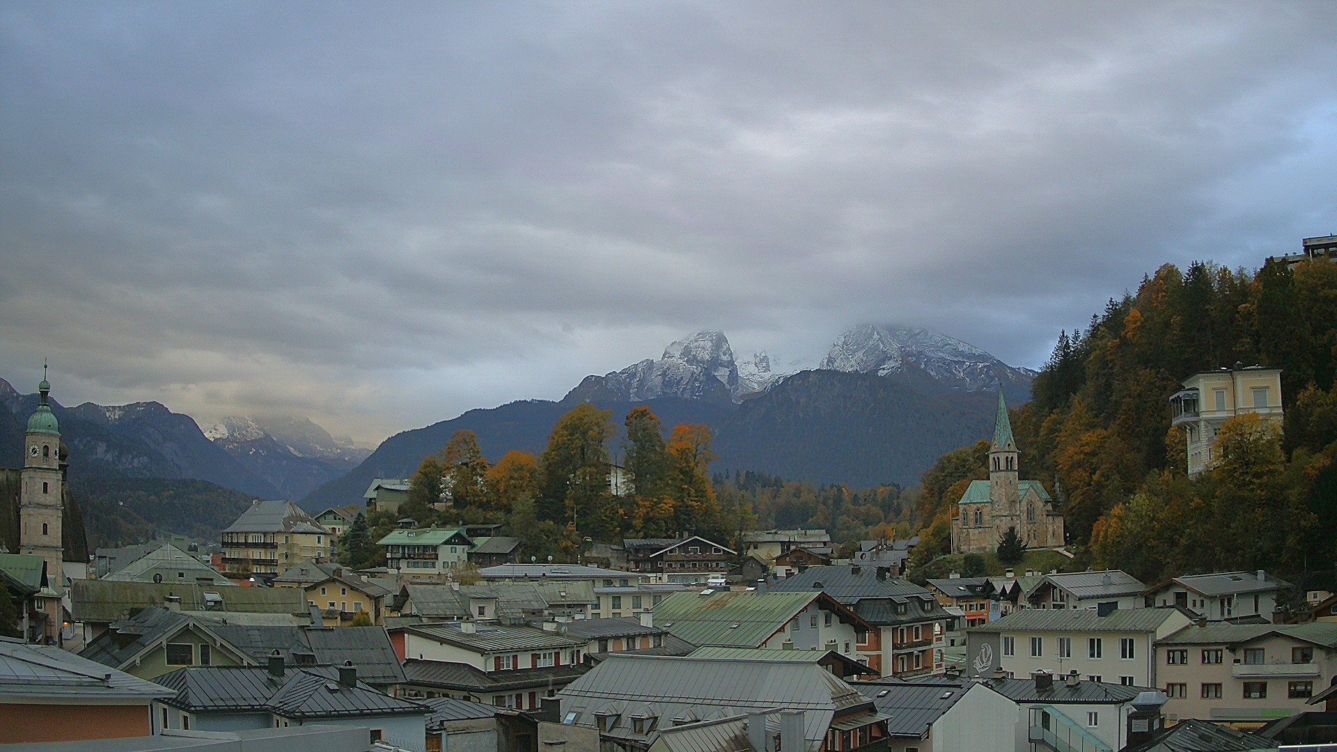 Archived image Webcam Berchtesgaden - City Centre